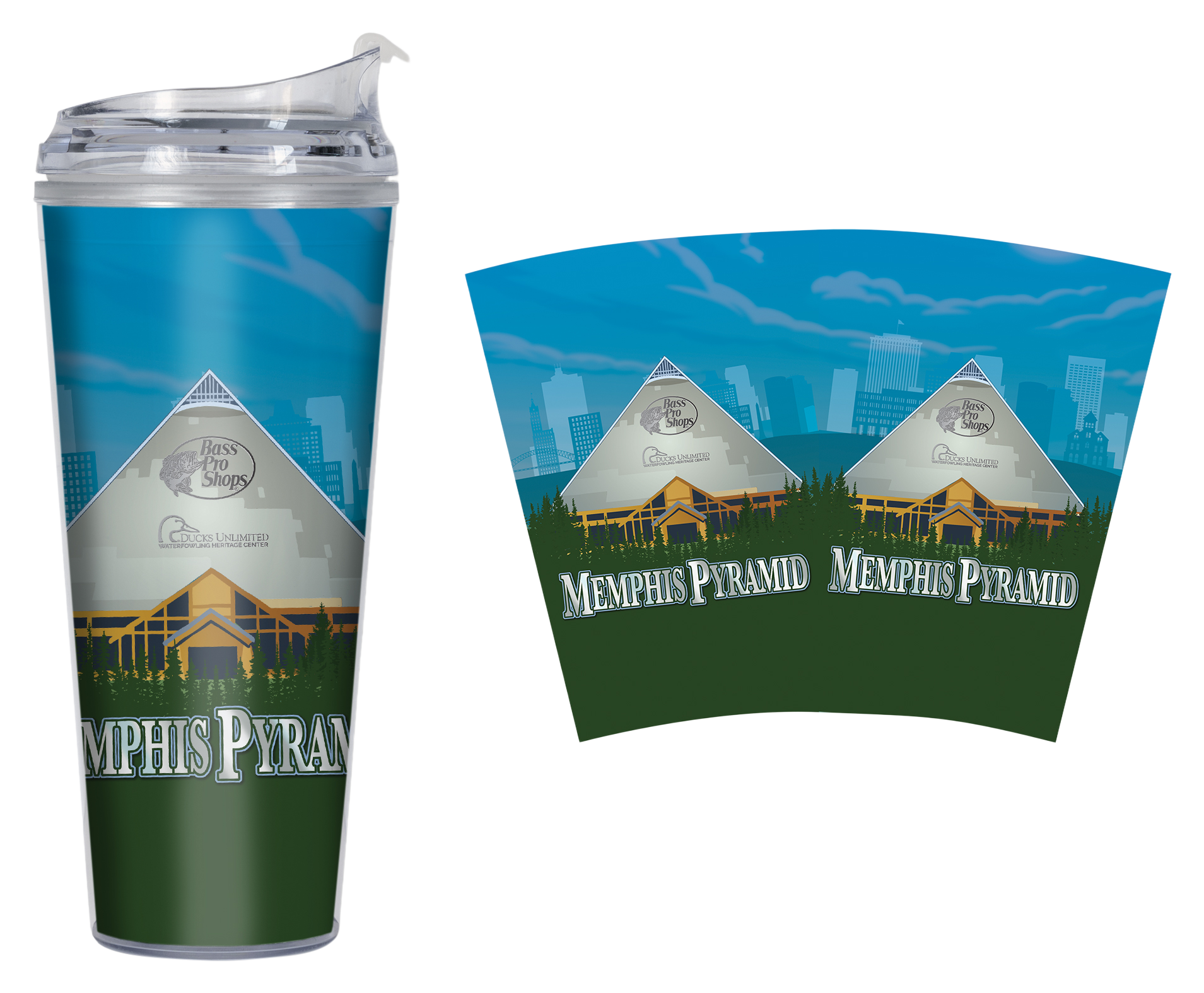 Bass Pro Shops Bass Pro Shops Memphis Pyramid Tumbler - $18.99 at Bass Pro Shops