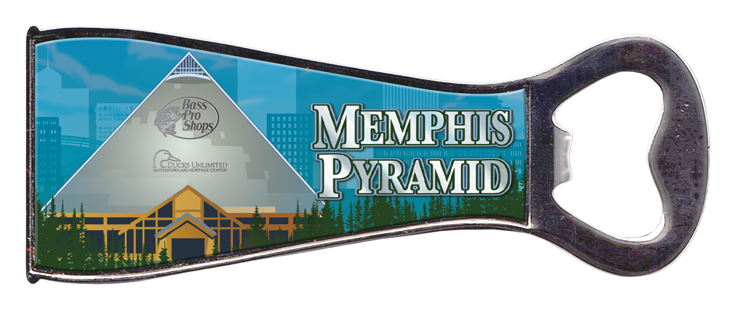 Bass Pro Shops Memphis Pyramid Bottle Opener