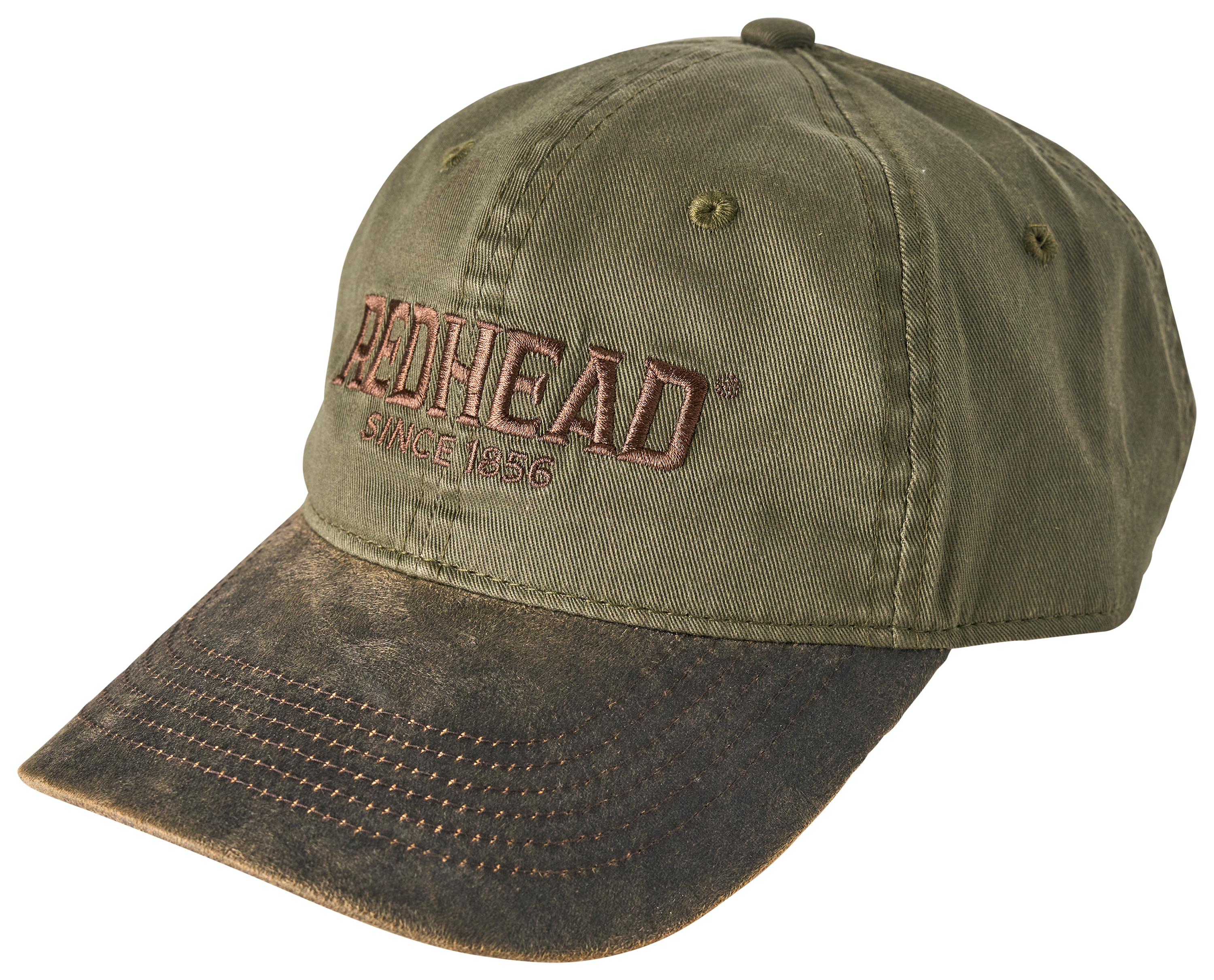 Image of RedHead Twill Embroidered Logo Adjustable Cap - Loden
