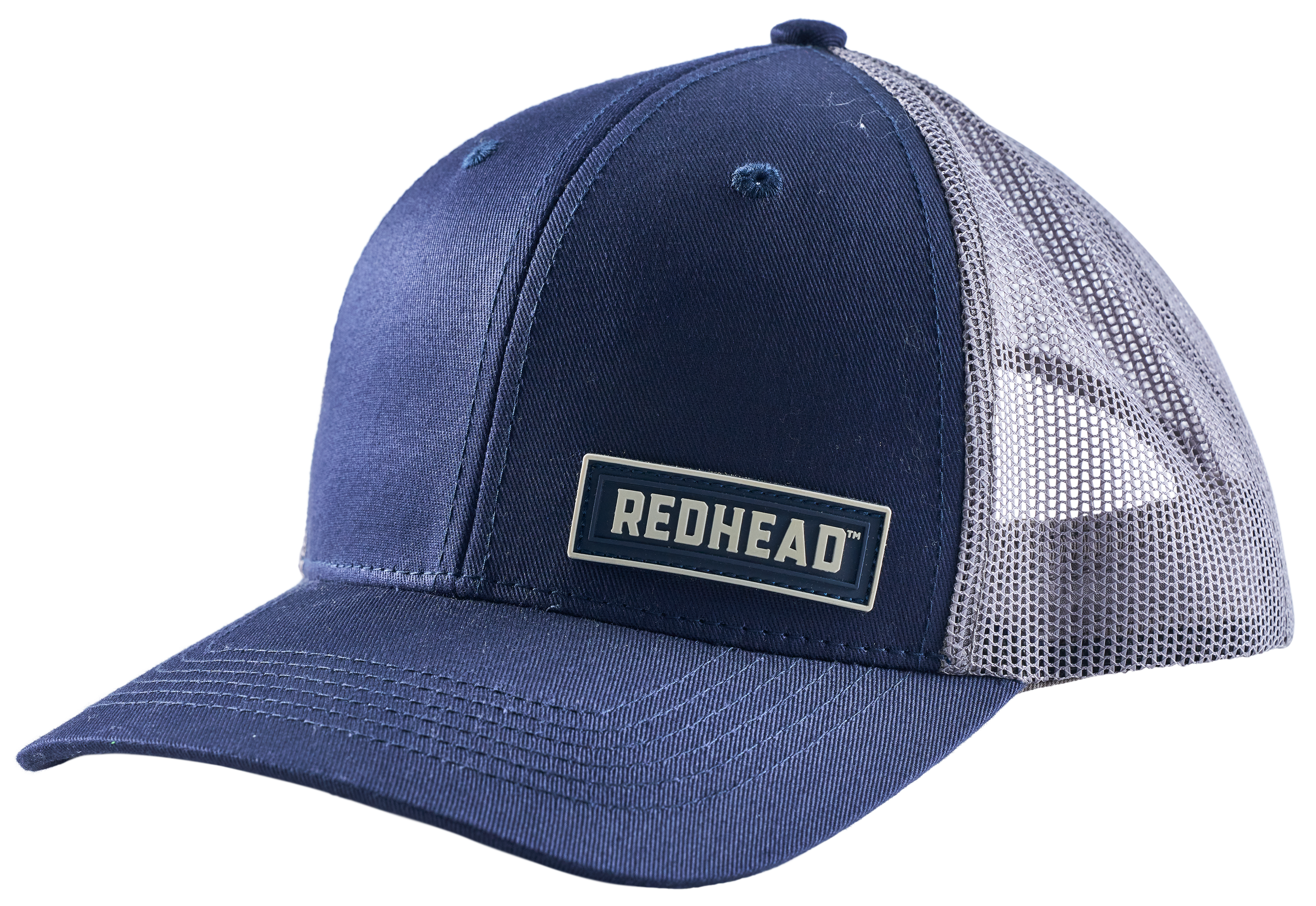 Image of RedHead Logo Patch Mesh-Back Cap - Navy/Dark Grey
