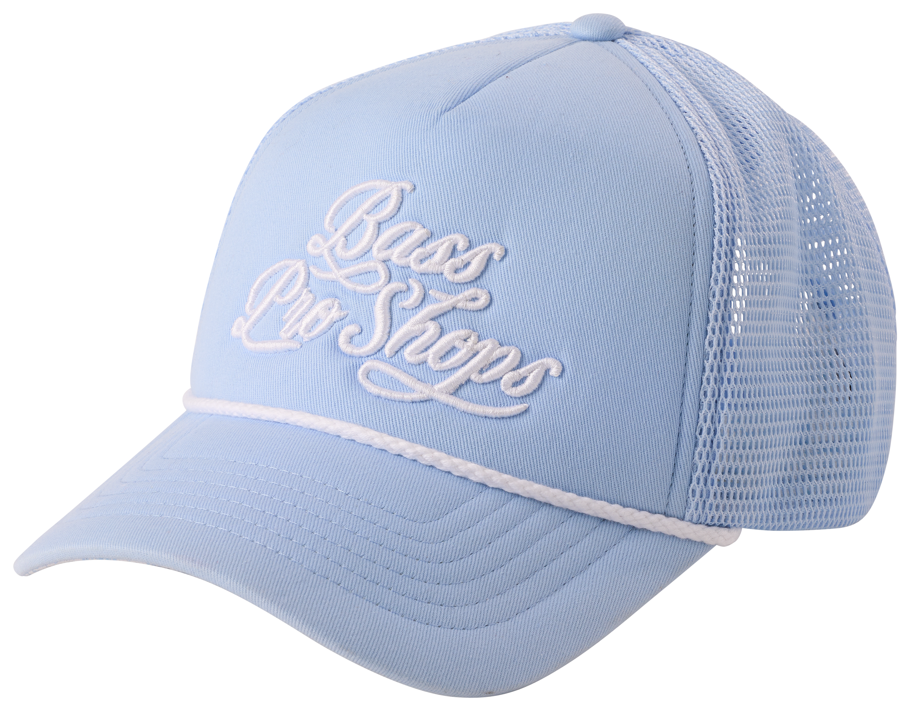 Image of Bass Pro Shops Script Floral Brim Cap - Blue