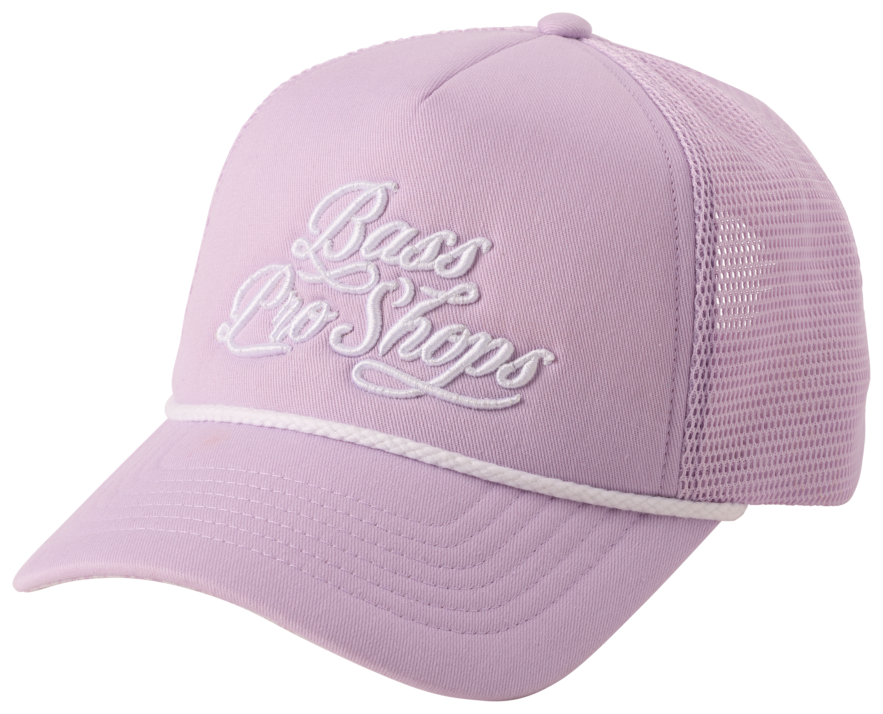Image of Bass Pro Shops Script Floral Brim Cap - Lavender
