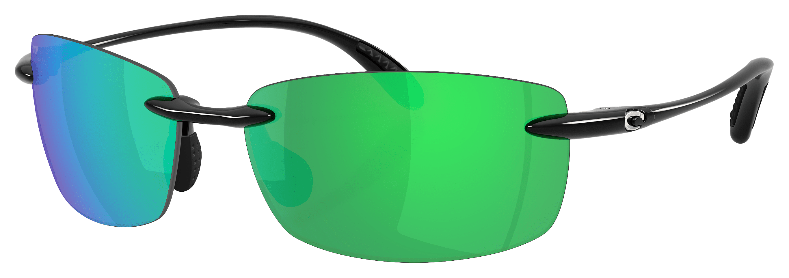 Costa Del Mar Ballast 580P Polarized Sunglasses - Black/Green Mirror - Medium