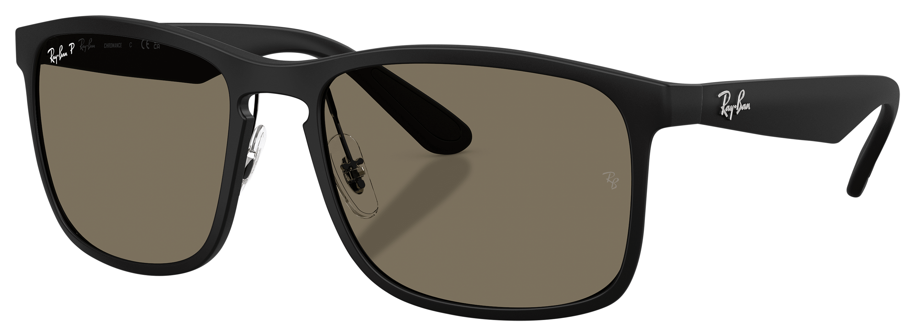 Image of Ray-Ban RB4264CH Chromance Polarized Sunglasses - Matte Black/Gray Chromance - X-Large