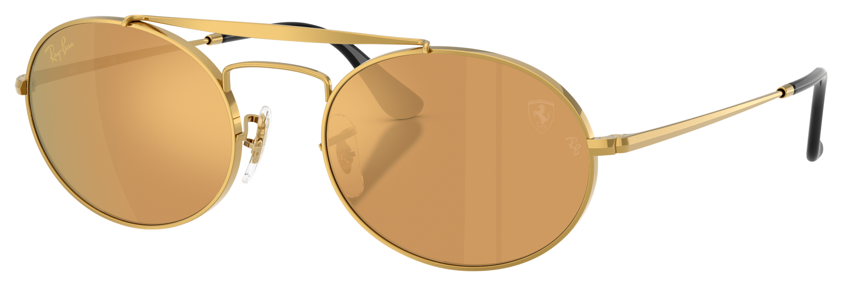 Image of Ray-Ban RB377M Scuderia Ferrari Collection Mirror Glass Sunglasses