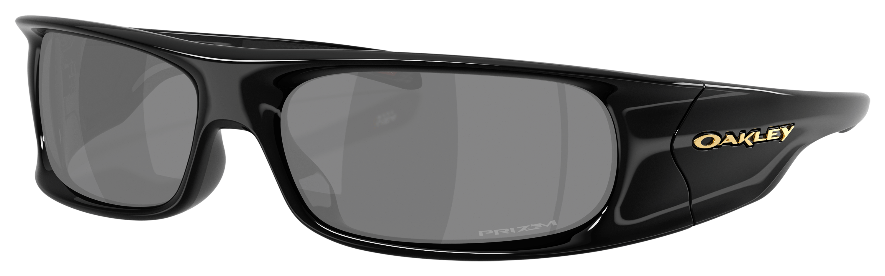 Image of Oakley Highland OO9522 Prizm Grey Mirror Sunglasses - Polished Black/Prizm Black Mirror - Large