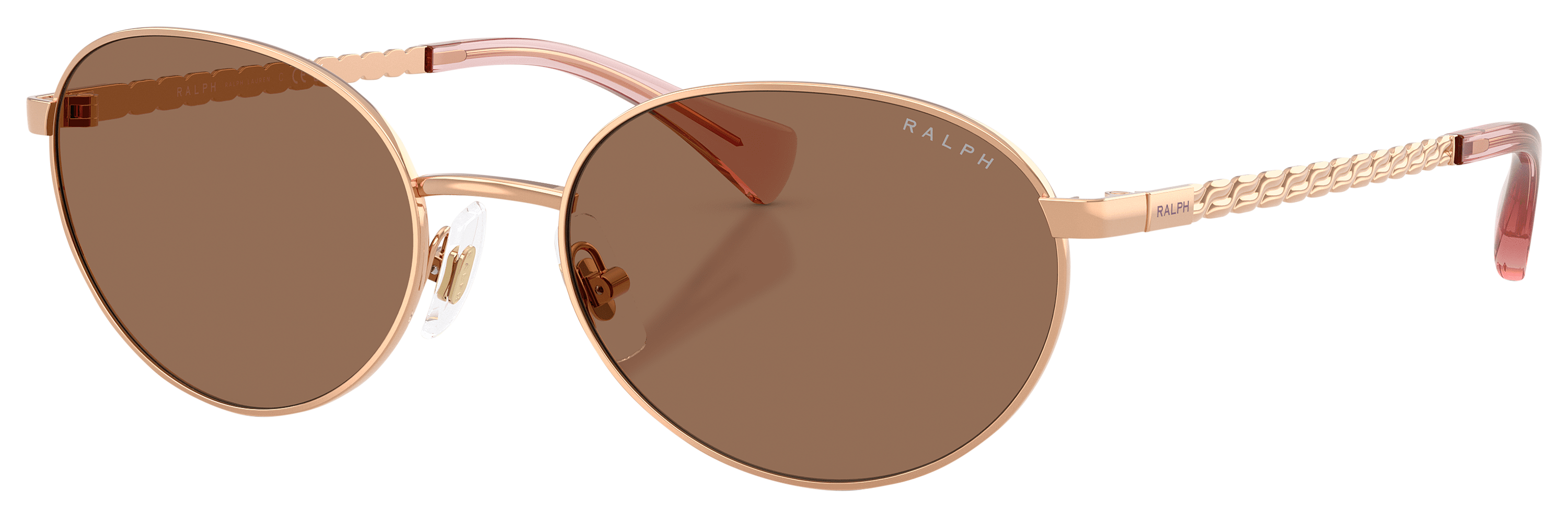 Image of Ralph RA4148 Sunglasses for Ladies - Rose Gold/Brown