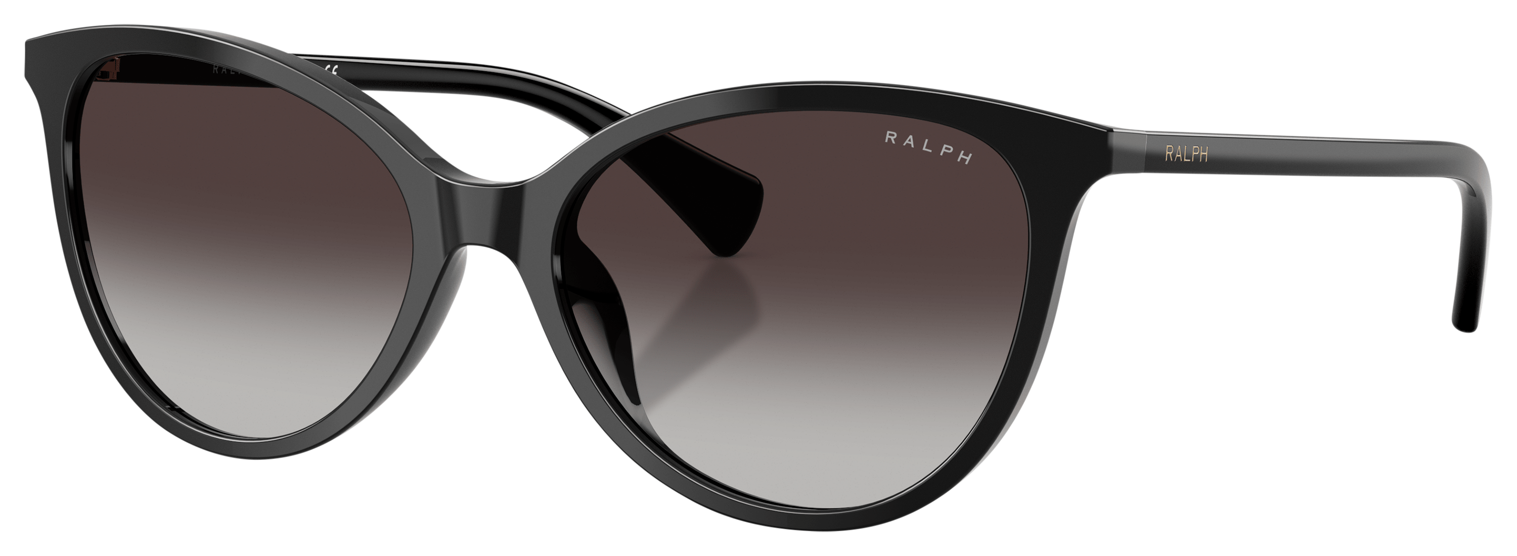 Image of Ralph RA5339U Sunglasses for Ladies - Shiny Black/Gray Gradient - Large