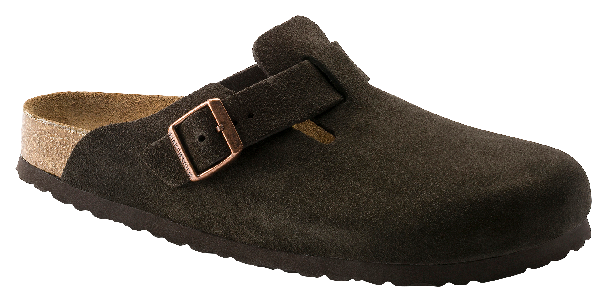 Image of Birkenstock Boston Soft Footbed Clogs - Mocha