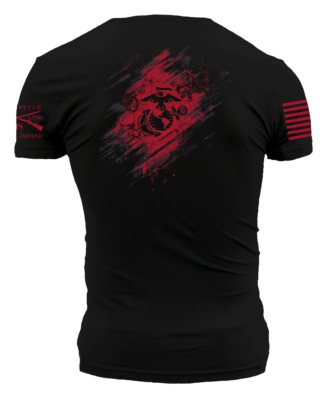Image of Grunt Style USMC Bound in Blood Short-Sleeve T-Shirt - Black - XL