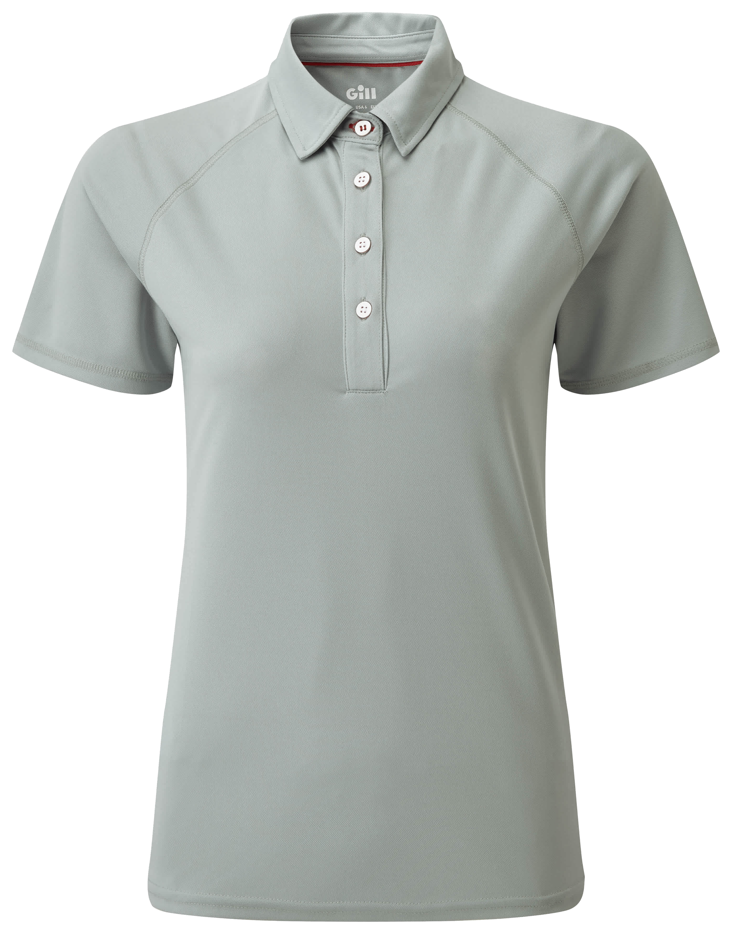 Image of Gill UV Tec Short-Sleeve Polo Shirt - Medium Grey