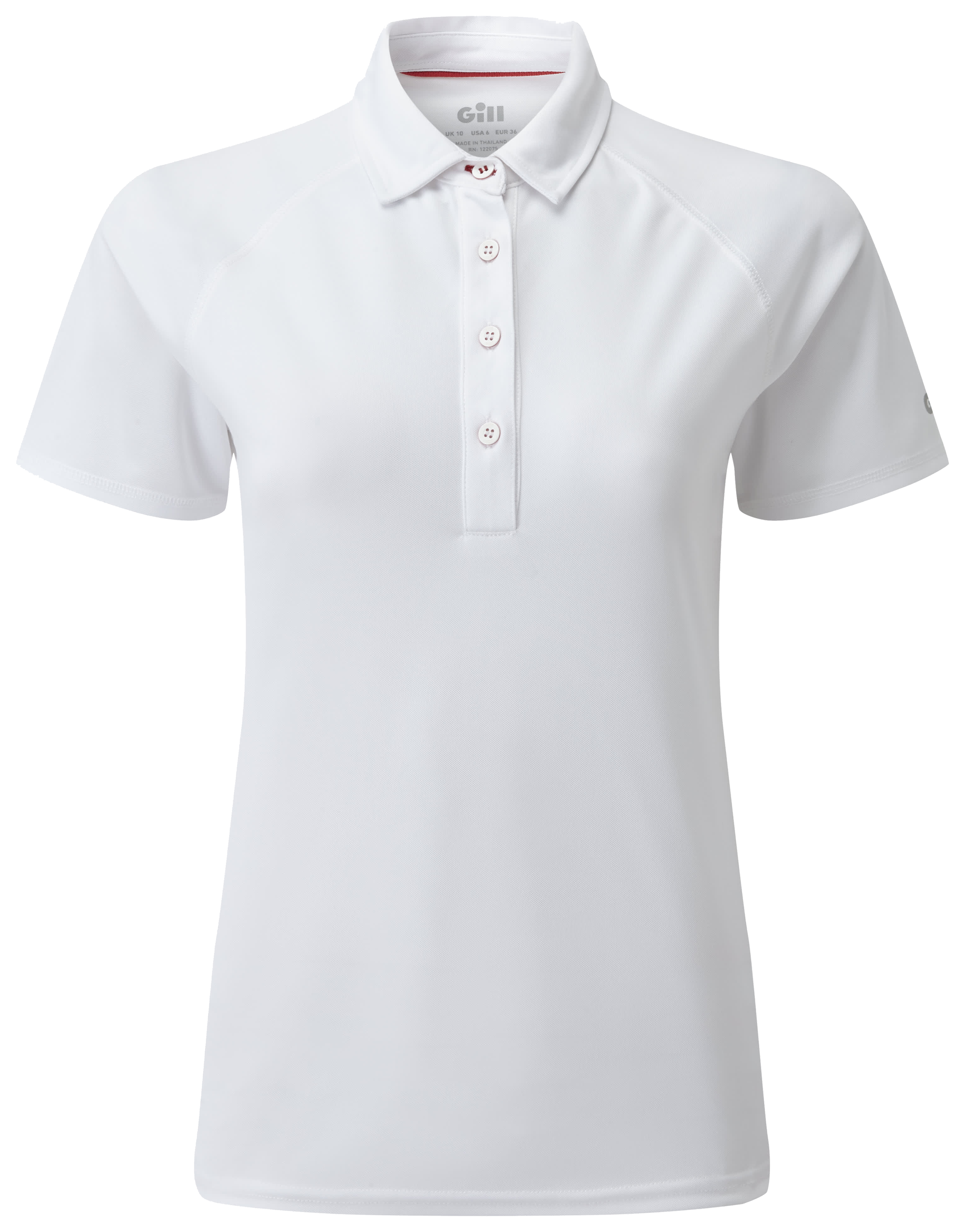 Image of Gill UV Tec Short-Sleeve Polo Shirt - White