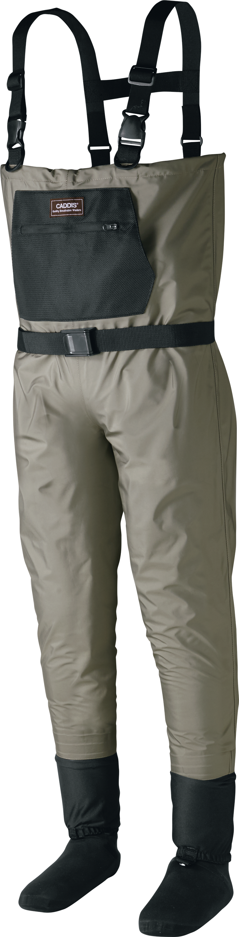 Caddis Men's Taupe Affordable Breathable Stocking Foot Wader, X-Large Short  Stou