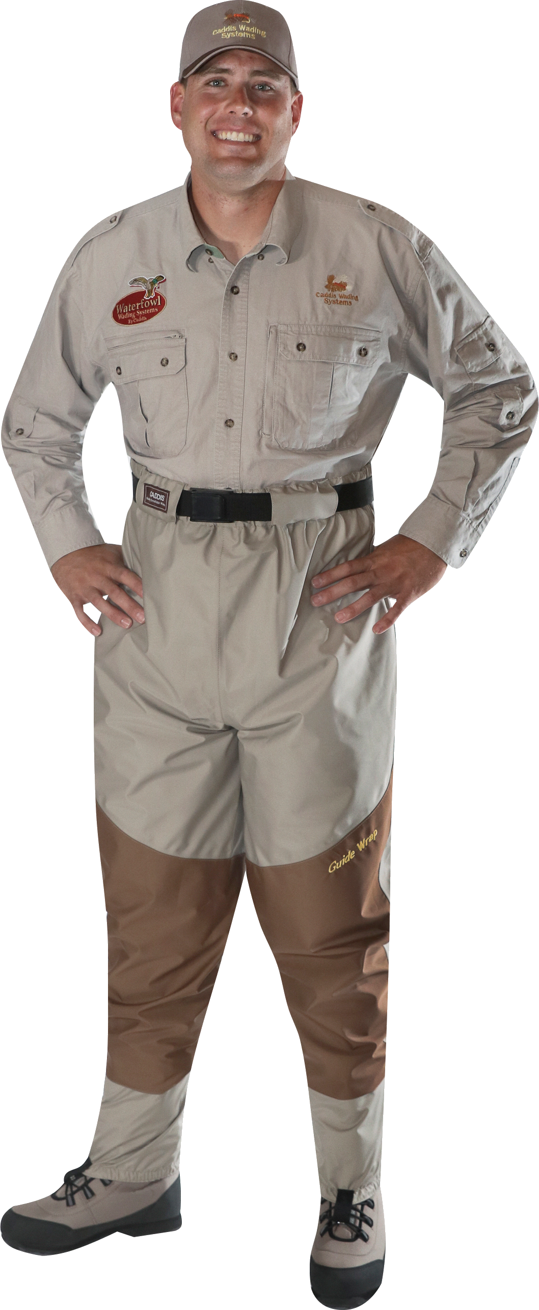 Caddis Deluxe Waist High Breathable Waders for Men