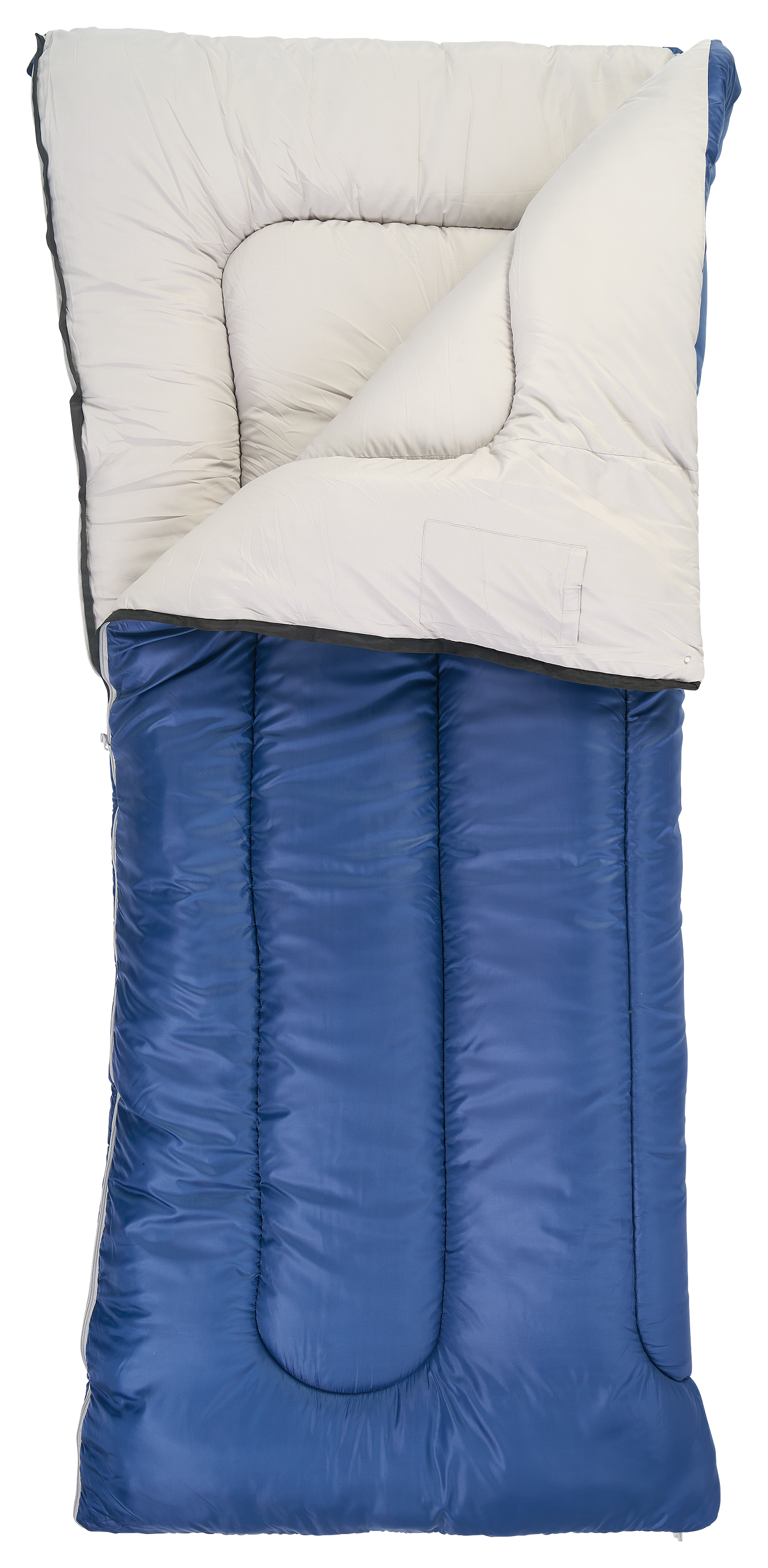 Image of Bass Pro Shops Hawksbill 20° Rectangular Sleeping Bag - Navy