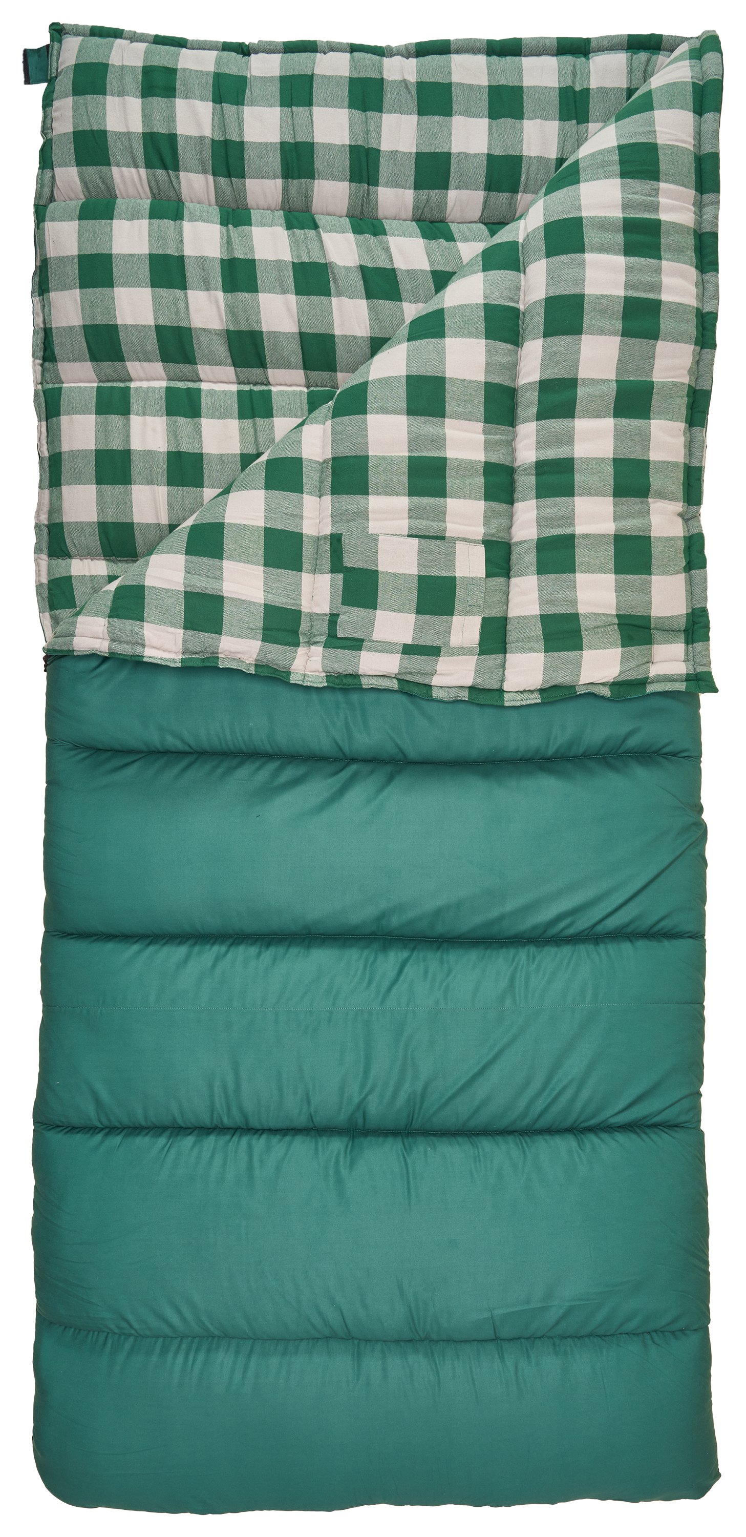 Image of Bass Pro Shops Hercules 20° Oversized Rectangular Sleeping Bag - Green