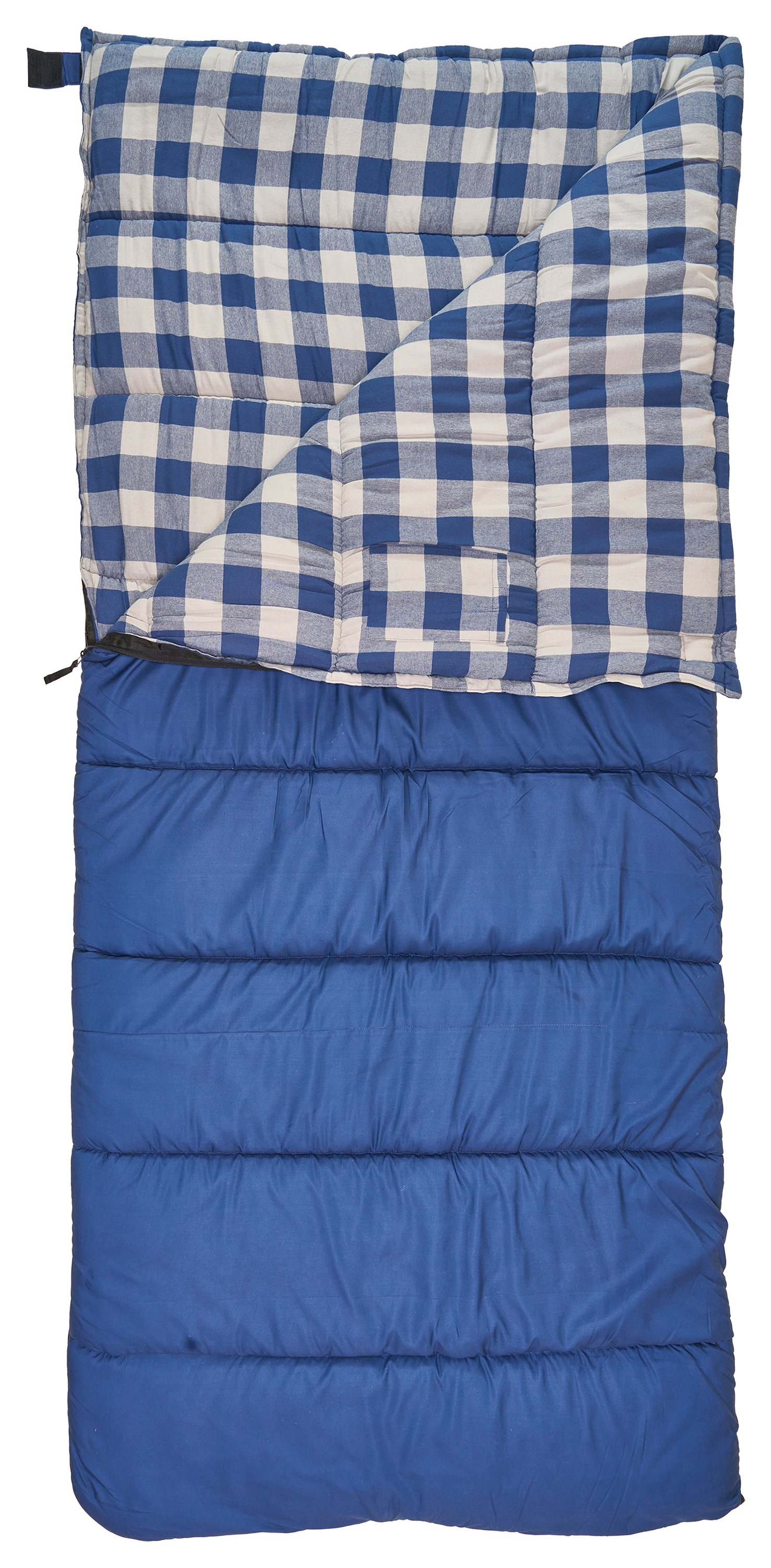 Image of Bass Pro Shops Hercules 40° Oversized Rectangular Sleeping Bag - Navy
