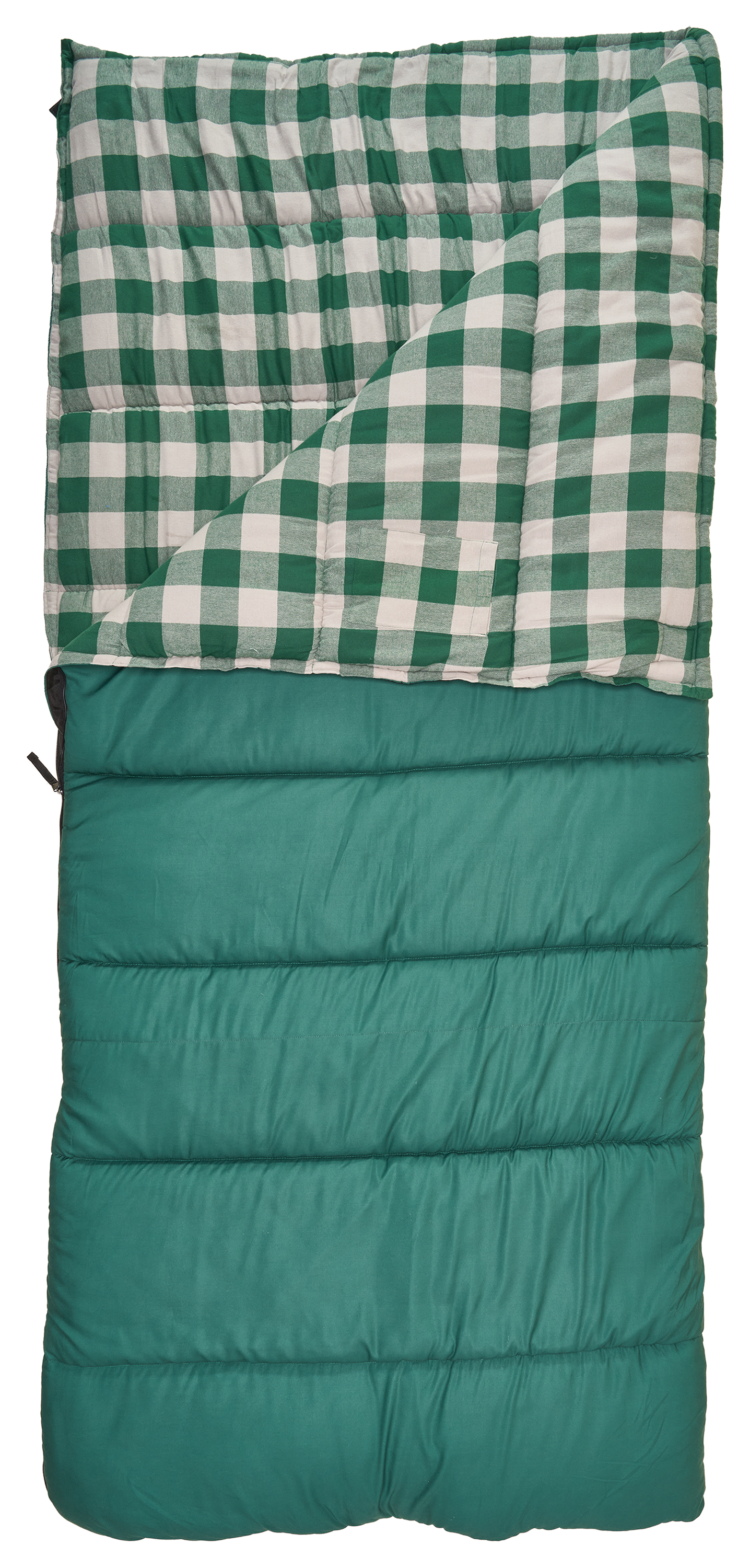 Image of Bass Pro Shops Hercules 40° Oversized Rectangular Sleeping Bag - Green