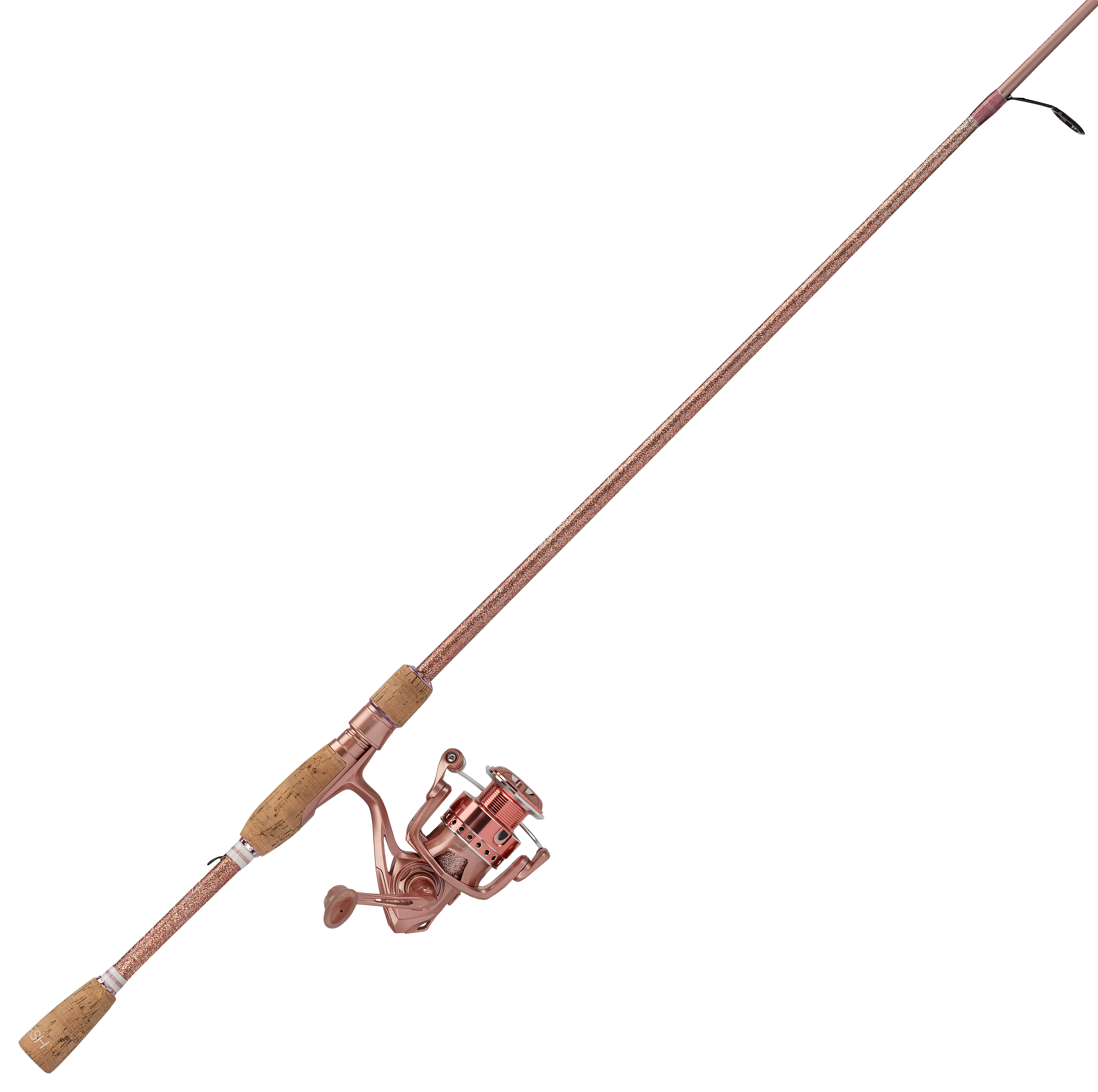 Image of SheFish Sparkle Elite Spinning Combo - Rose Gold