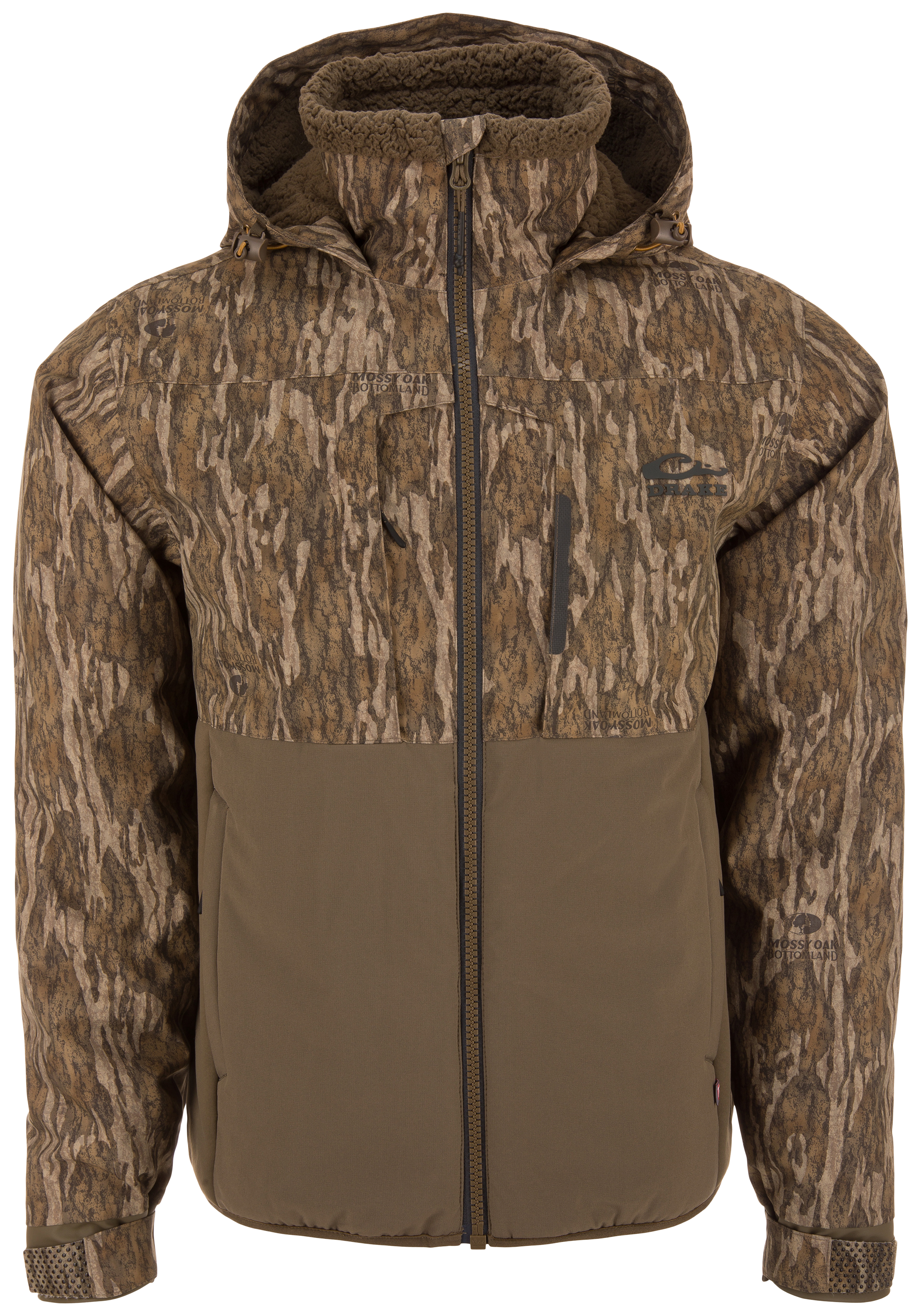 Image of Drake Waterfowl LST BMF Eqwader Full-Zip with Primaloft Insulation - Mossy Oak Bottomland
