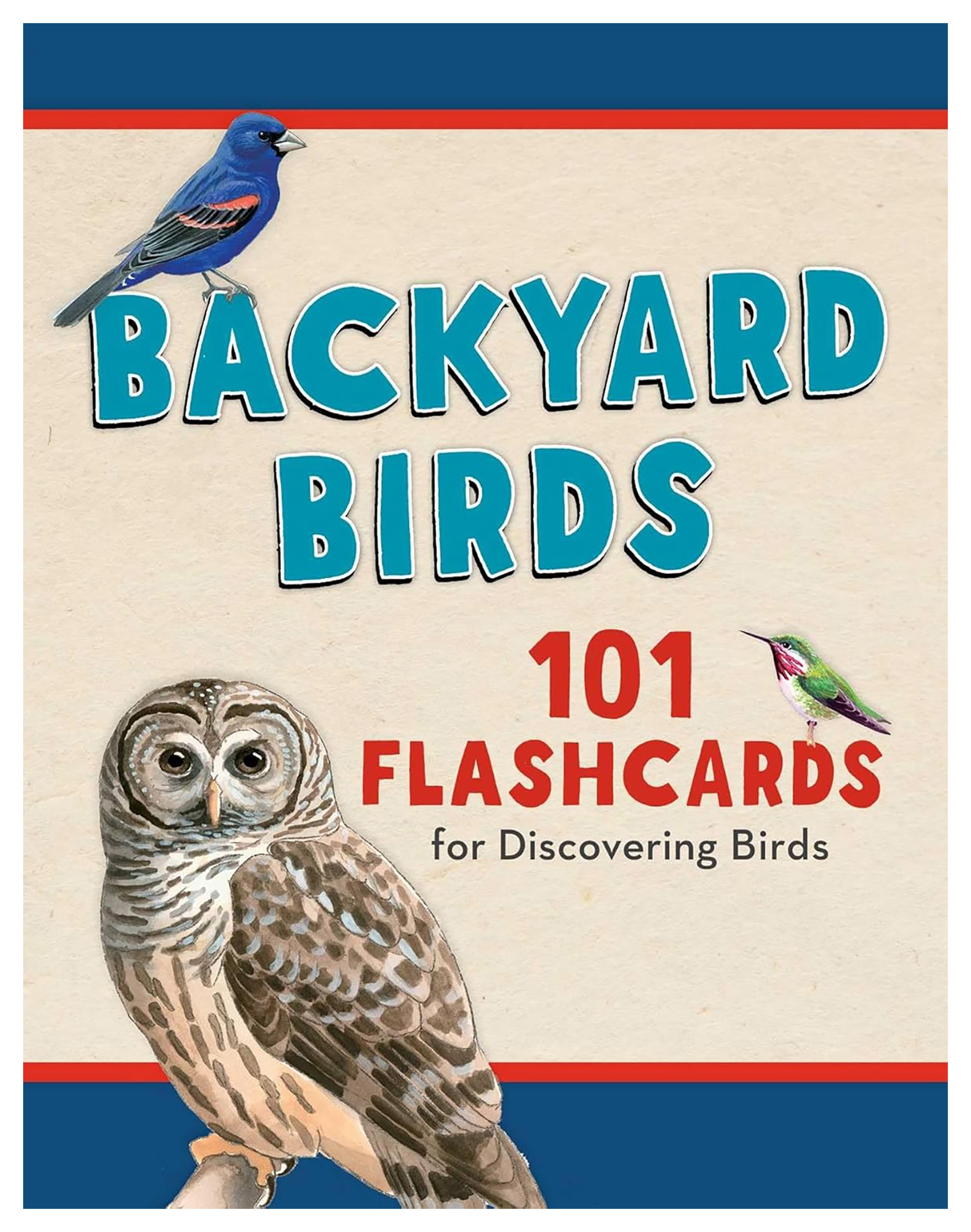 Image of FalconGuides Backyard Birds 101 Flashcards for Discovering Birds by Todd Telander