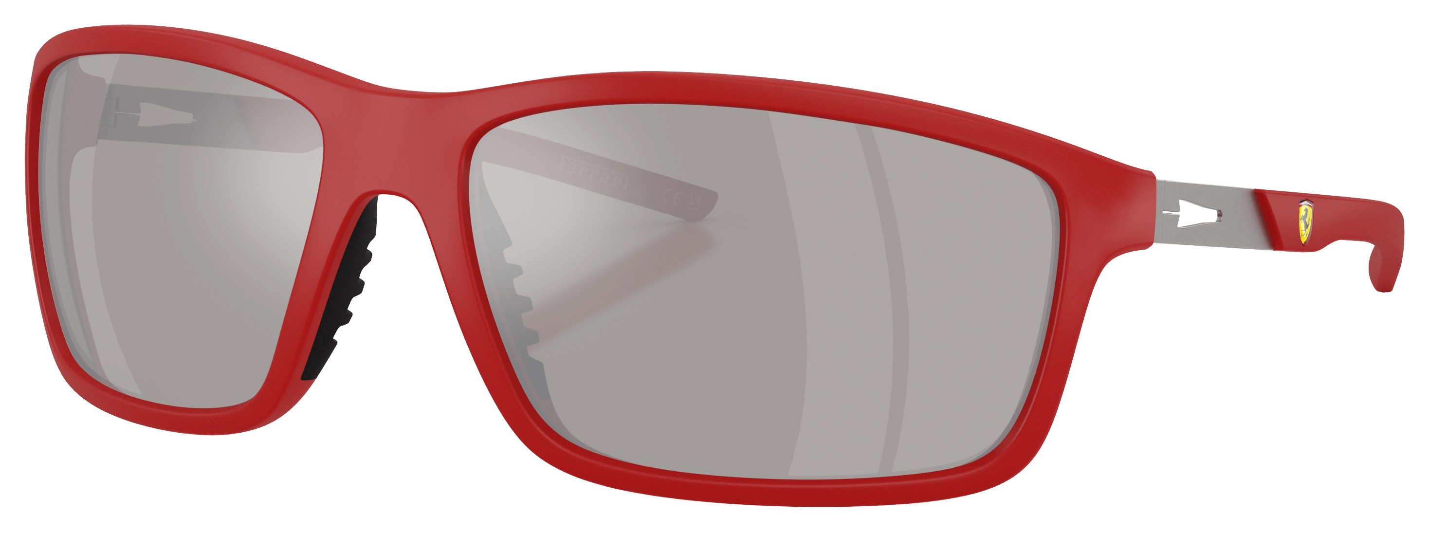 Image of Scuderia Ferrari FZ6021U Sunglasses - Matte Red/Gray Mirror