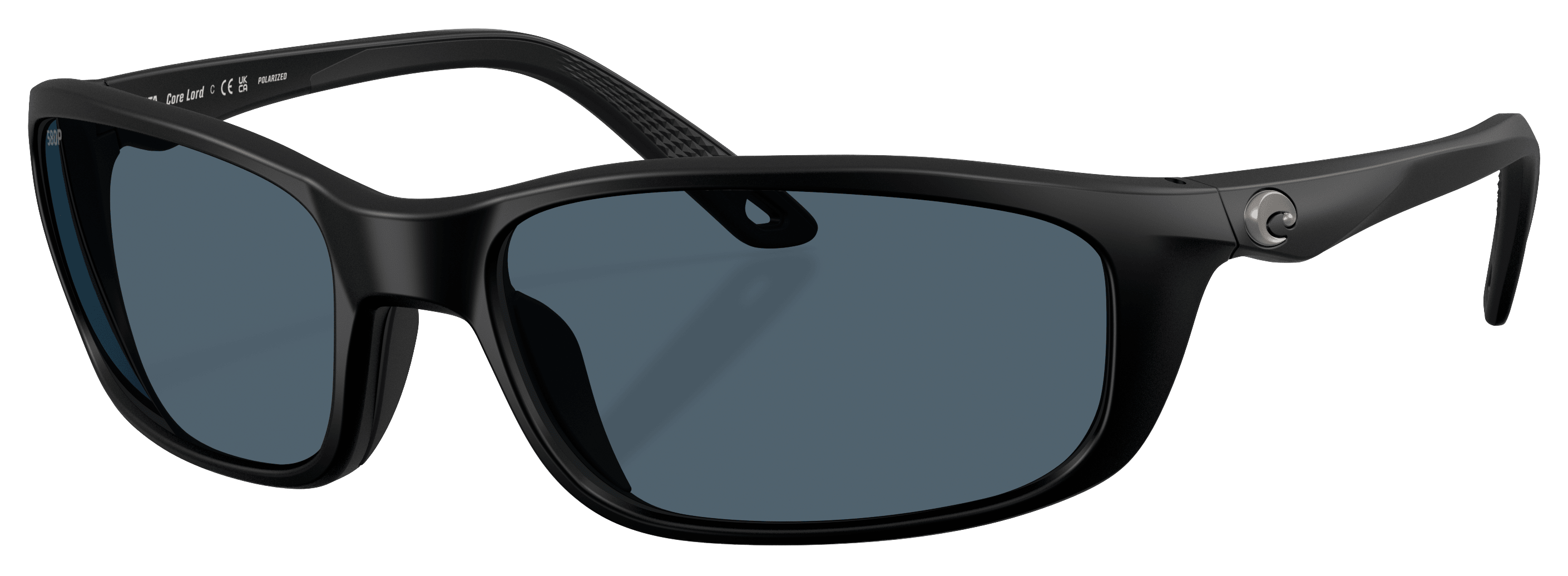 Image of Costa Del Mar Brine II Sunglasses - Matte Black/Gray - Medium