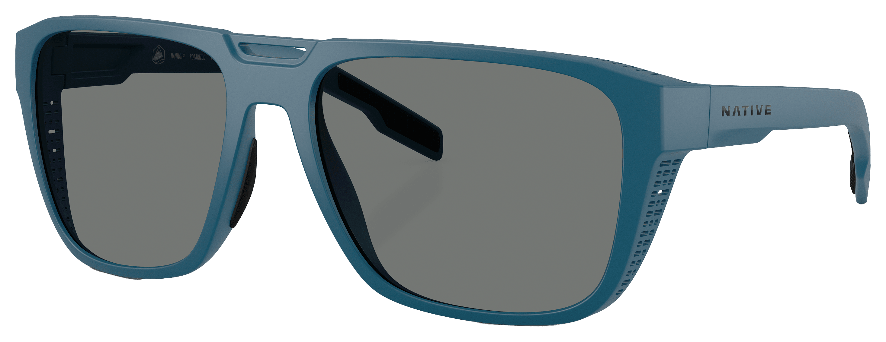 Image of Native Eyewear Mammoth XD9038 Polarized Sunglasses - Matte Overland Blue/Gray - X-Large