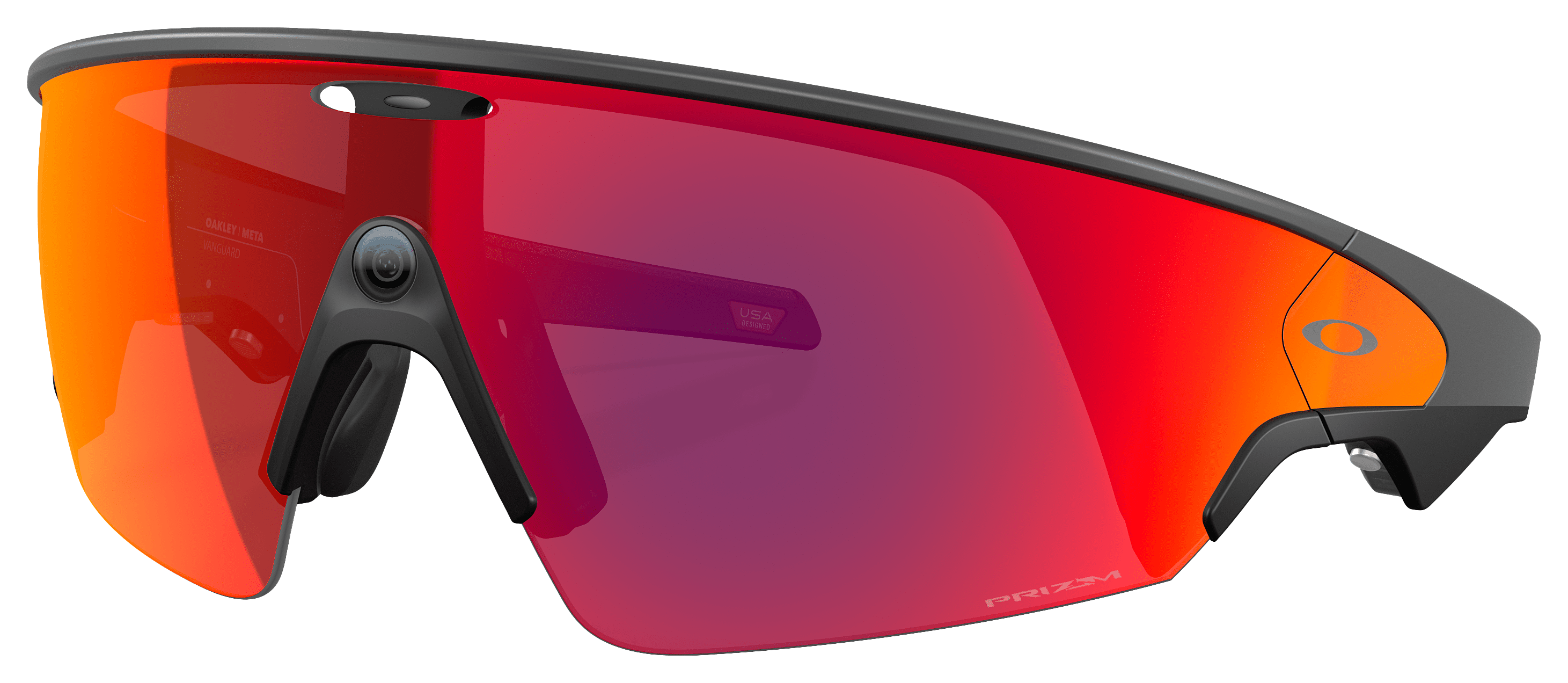 Image of Oakley Meta Vanguard OW8001 Prizm Road Mirror Sunglasses