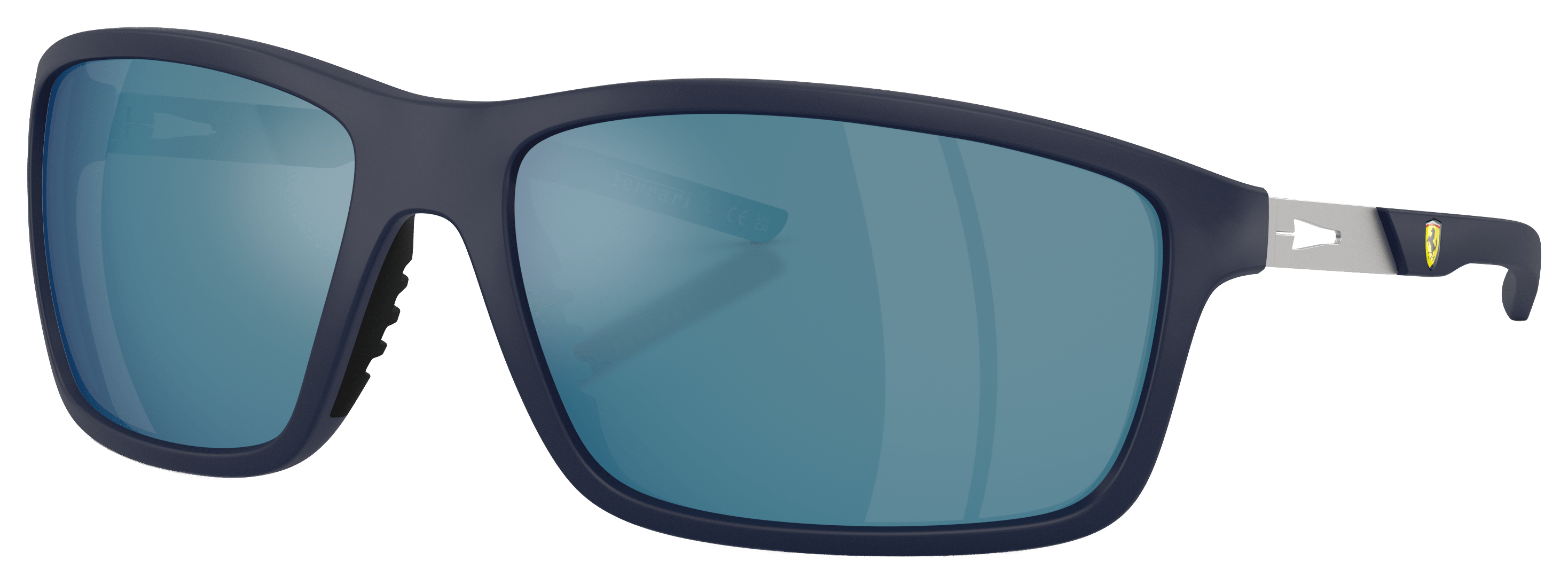 Image of Scuderia Ferrari FZ6021U Sunglasses - Dark Blue/Blue Mirror