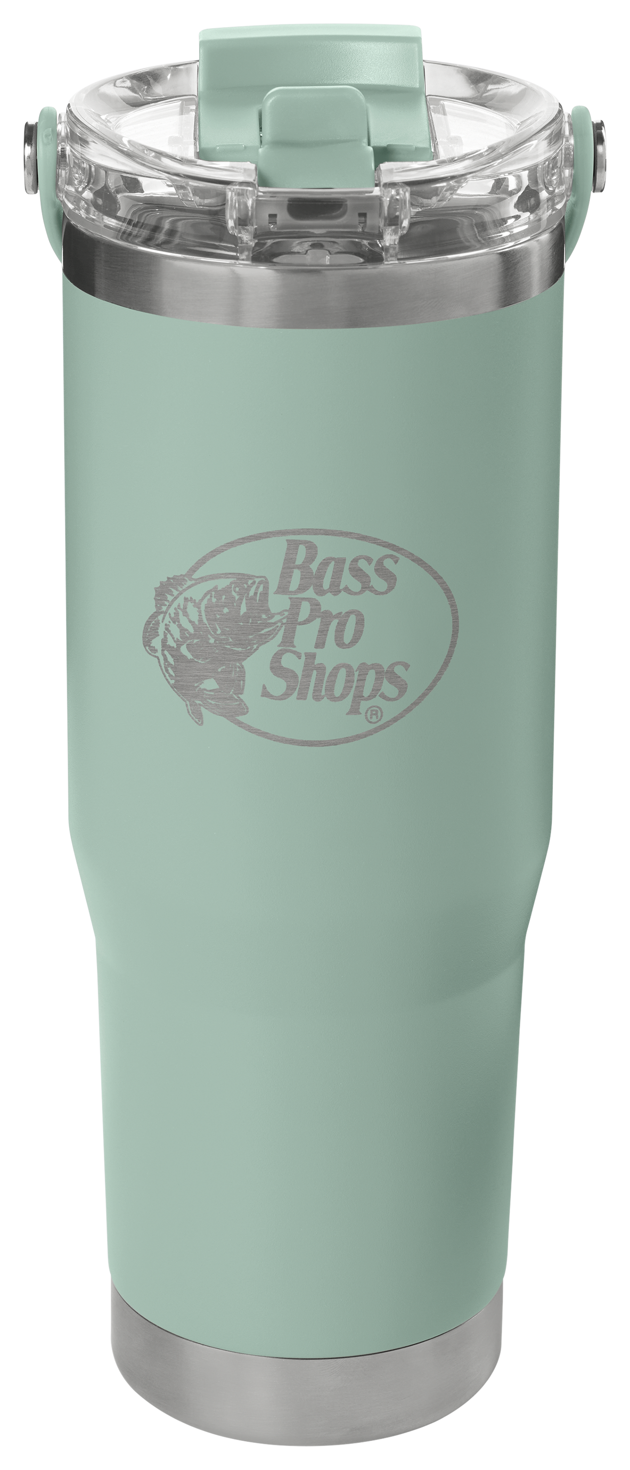 Image of Bass Pro Shops Dual-Lid Water Bottle - Iceberg Green