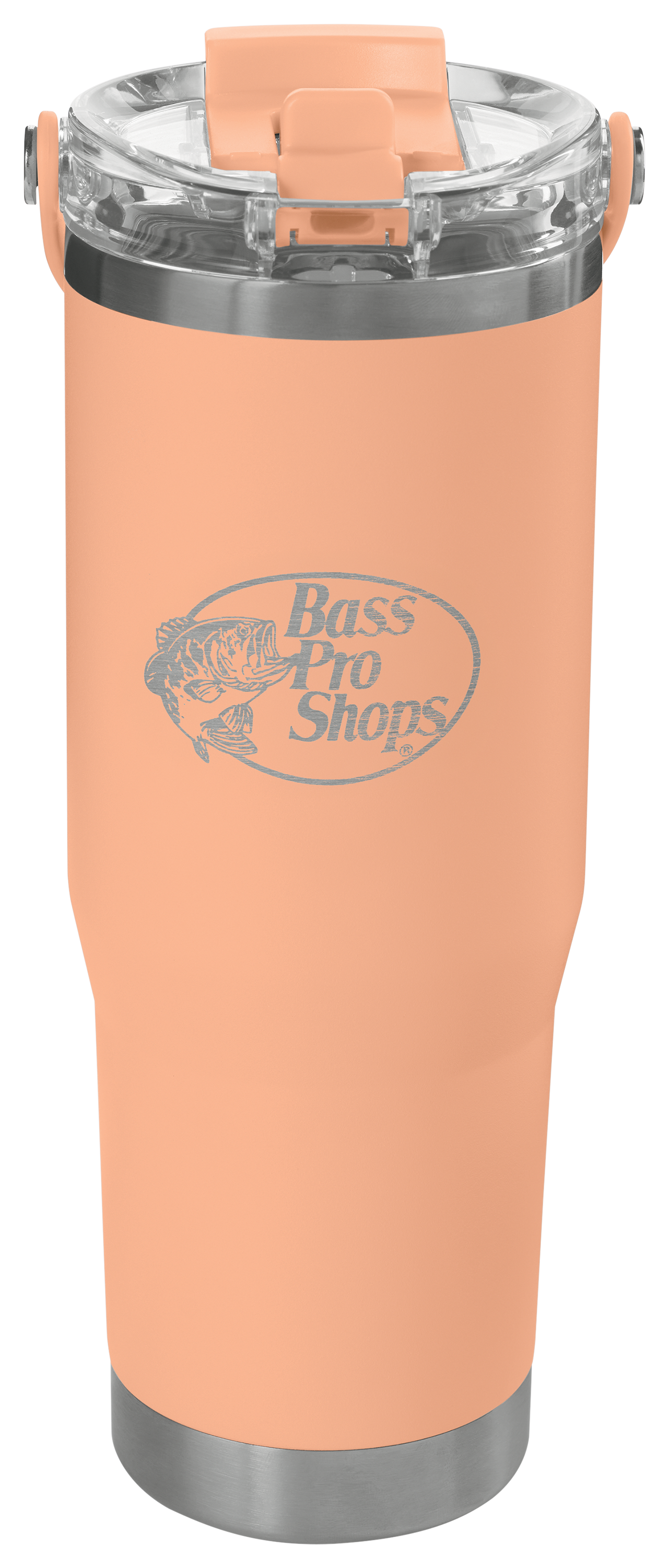 Image of Bass Pro Shops Dual-Lid Water Bottle - Apricot Ice
