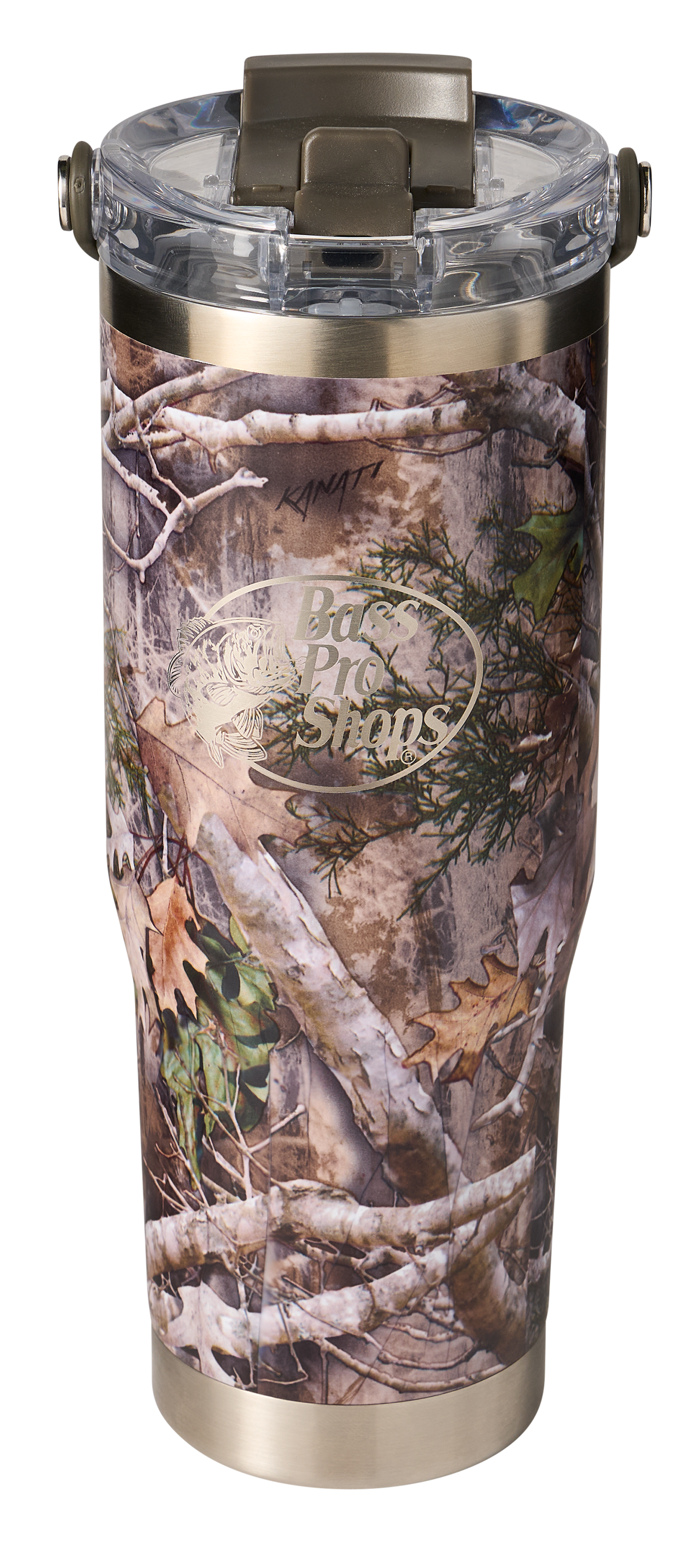 Image of Bass Pro Shops 32-oz. Dual-Lid Water Bottle - TrueTimber Kanati