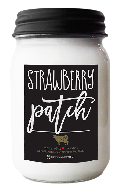 Image of Milkhouse Candles Jar Candle - Strawberry Patch