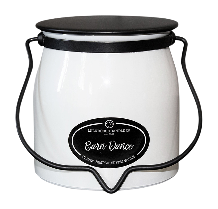 Image of Milkhouse Candles Butter Jar Candle - Barn Dance