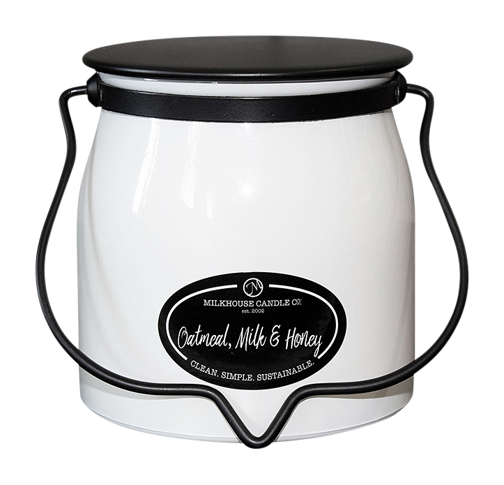 Image of Milkhouse Candles Butter Jar Candle - Oat Milk & Honey