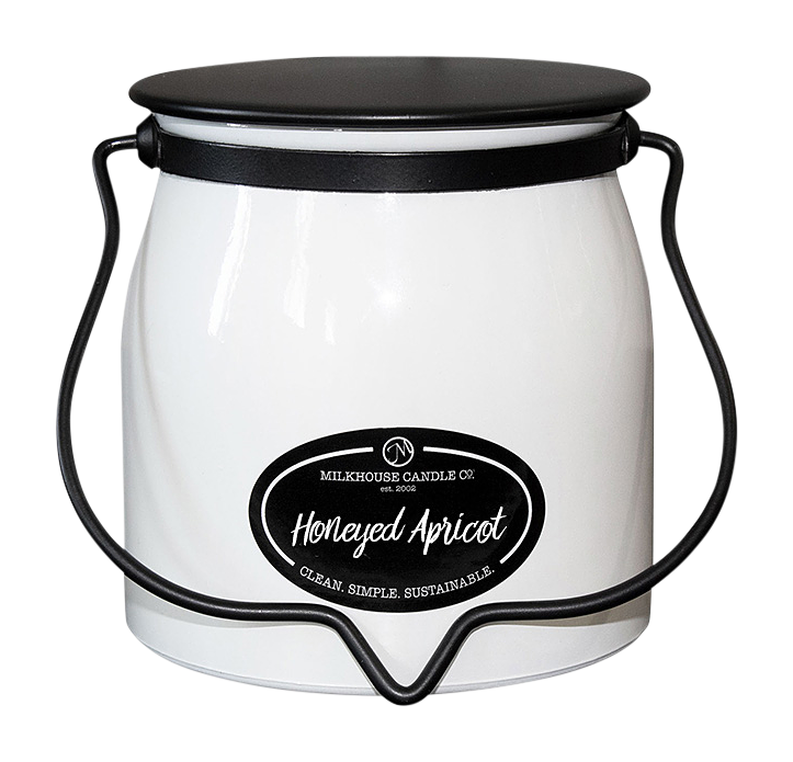 Image of Milkhouse Candles Butter Jar Candle - Honeyed Apricot