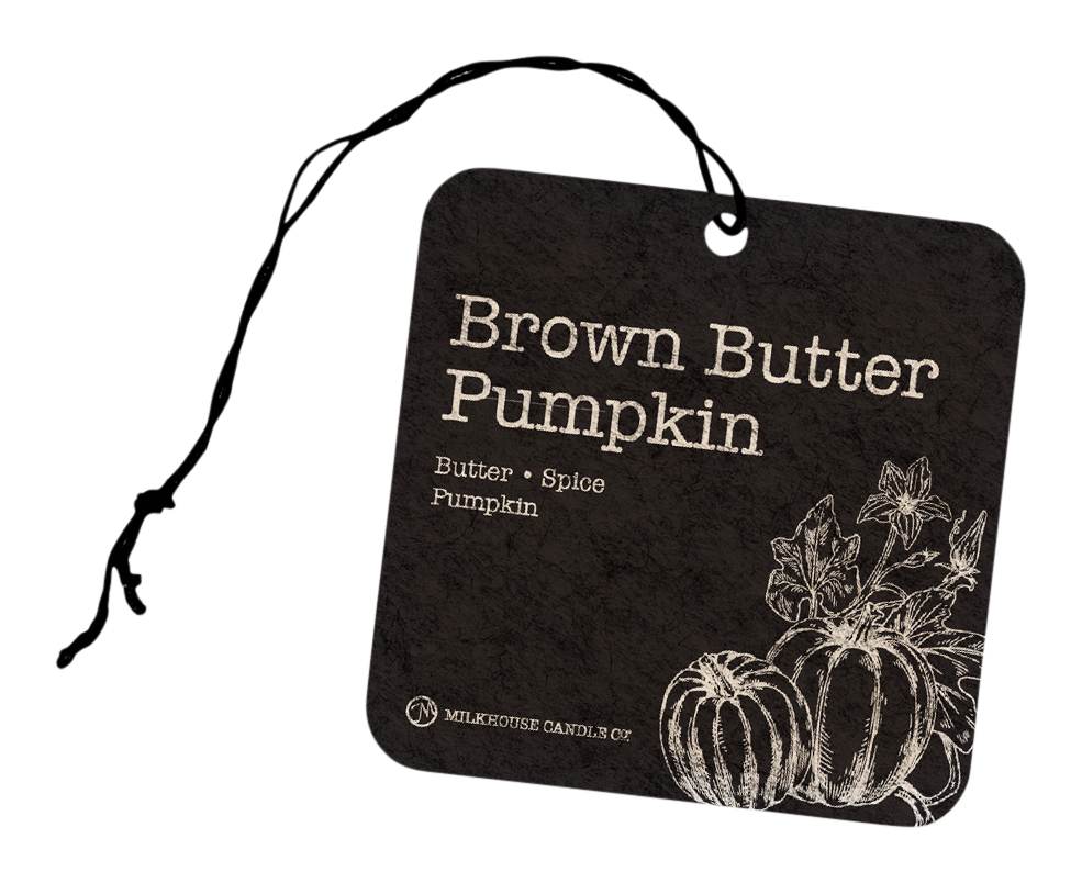Image of Milkhouse Candles Car Freshener - Brown Butter Pumpkin