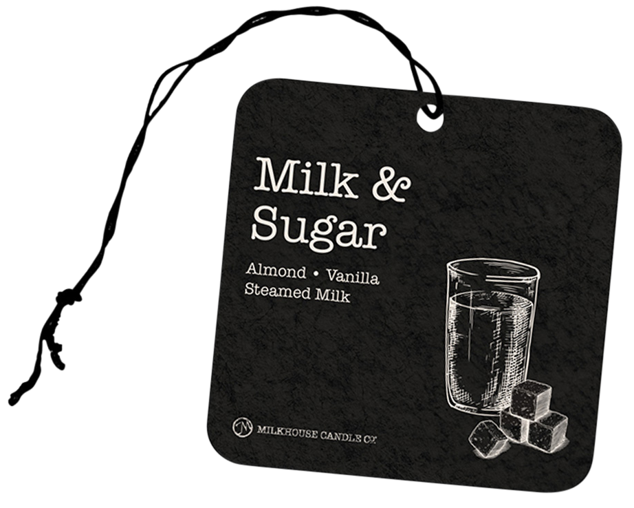 Image of Milkhouse Candles Car Freshener - Milk & Sugar