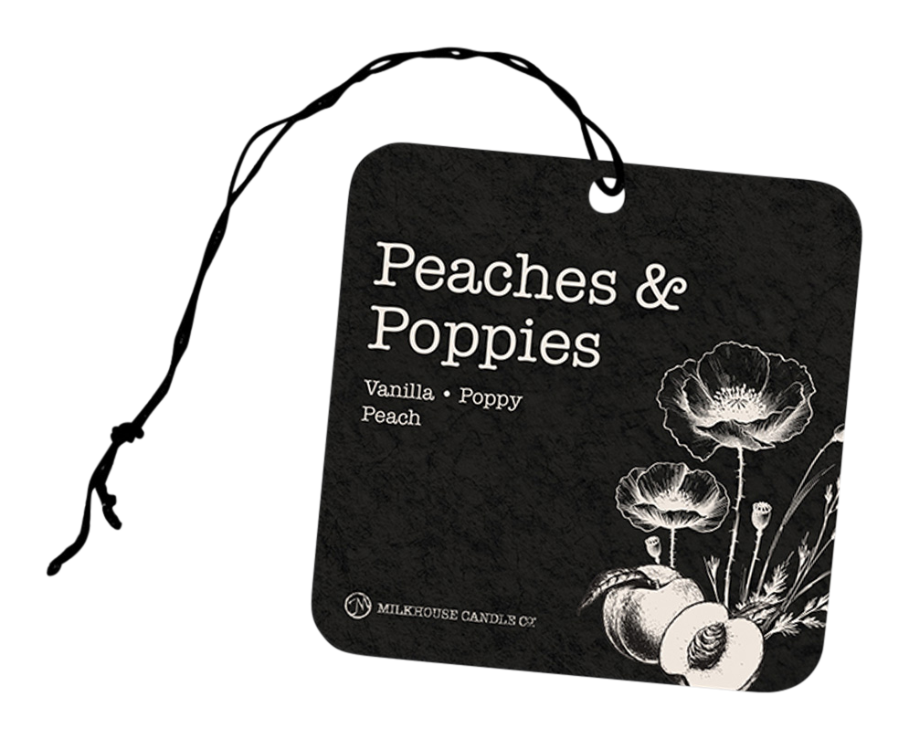Image of Milkhouse Candles Car Freshener - Peaches & Poppies