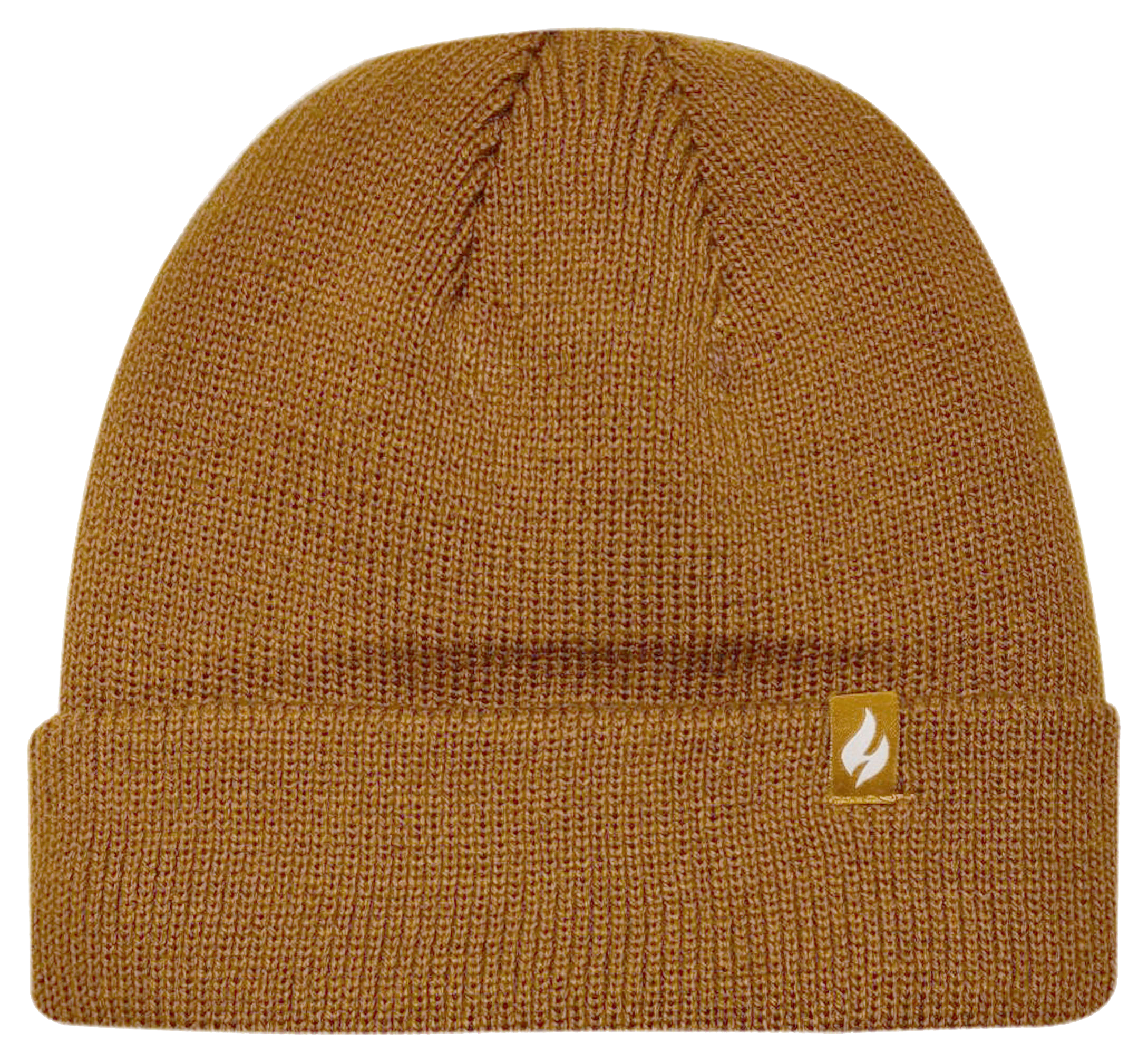 Image of Heat Holders Oran Flat Knit Roll-Up Hat - Brown