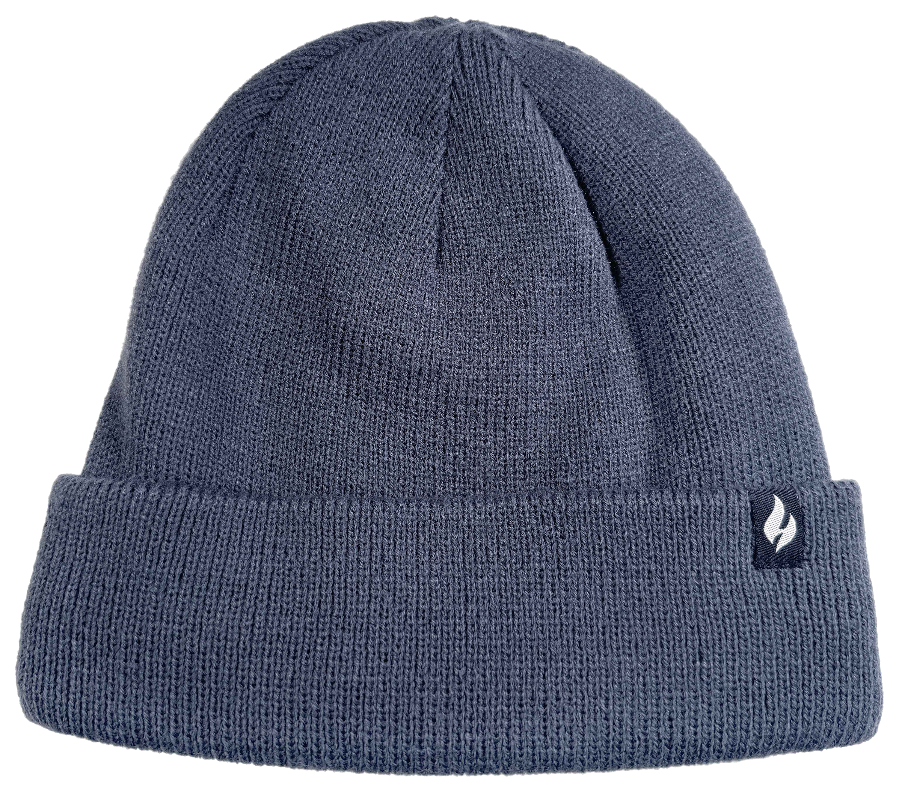 Image of Heat Holders Oran Flat Knit Roll-Up Hat - Steel Blue