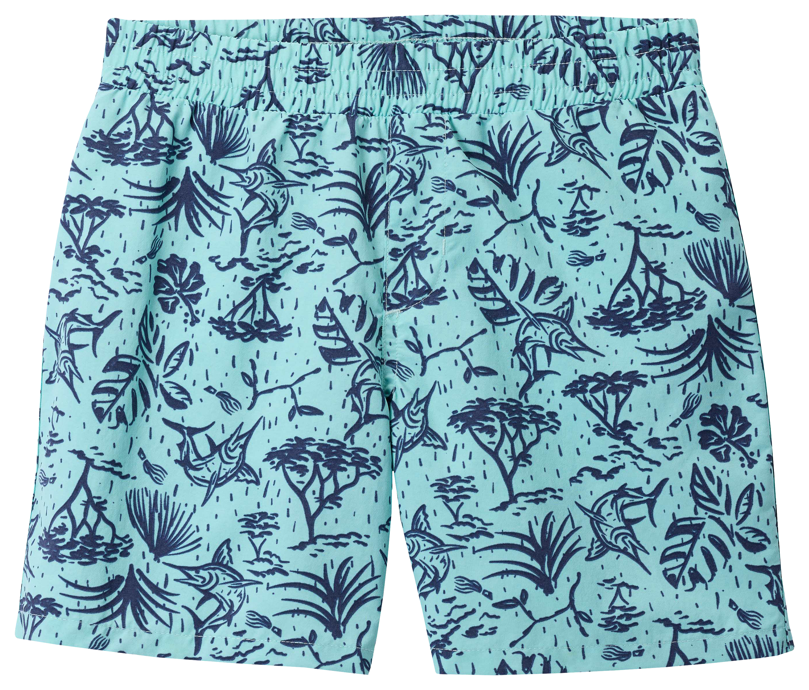 Columbia Backcast II Shorts for Kids - Spray Marlin Chase - L