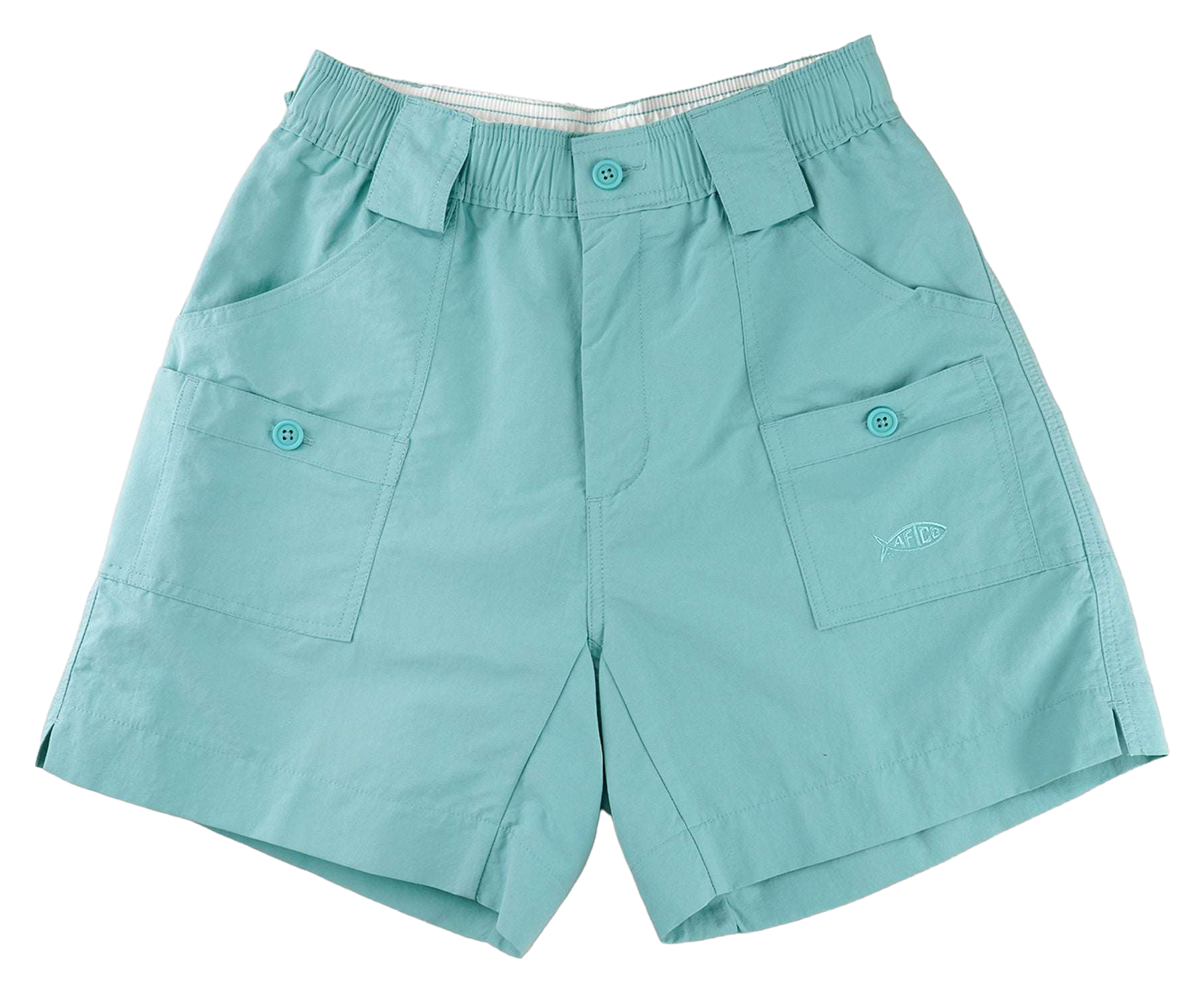 Image of AFTCO Original Fishing Shorts for Kids - Pastel Turquoise - 20