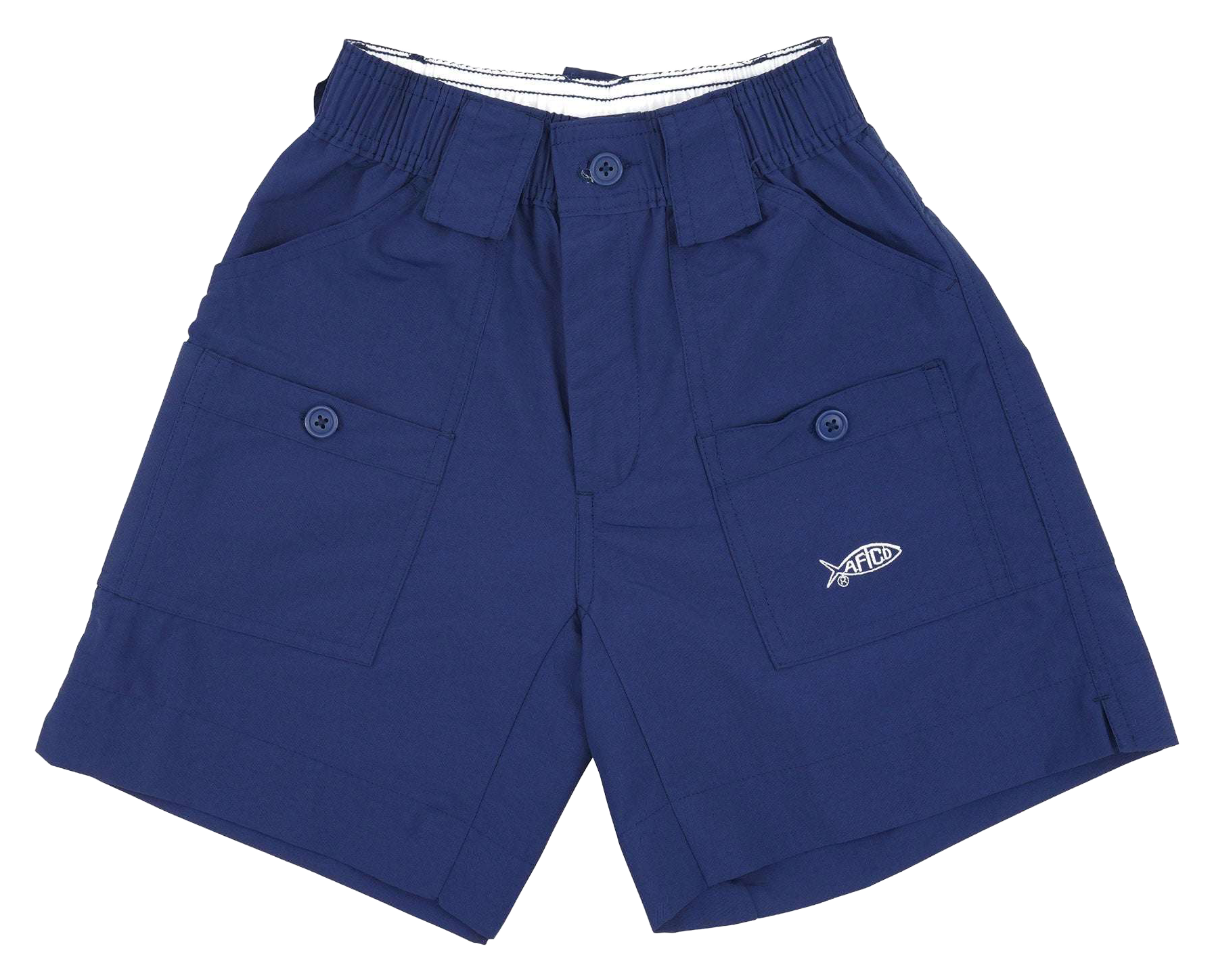 Image of AFTCO Original Fishing Shorts for Kids - Navy - 28