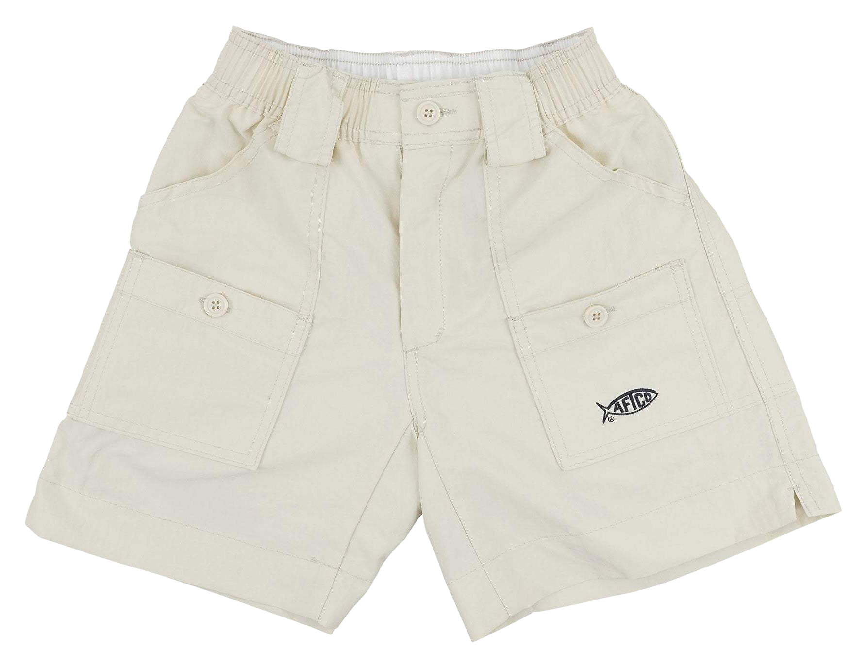 Image of AFTCO Original Fishing Shorts for Kids - Natural - 22