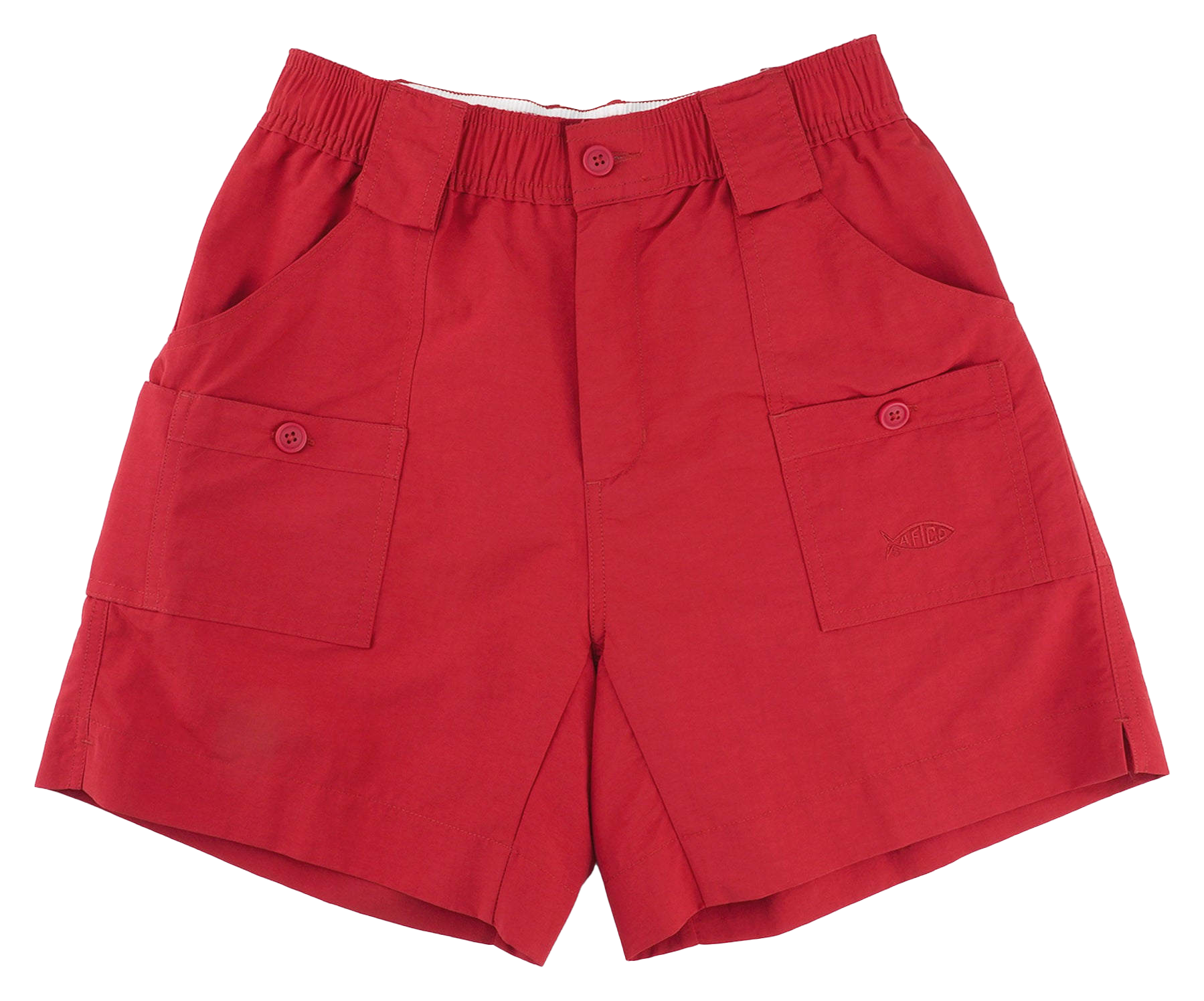 Image of AFTCO Original Fishing Shorts for Kids - Red - 20