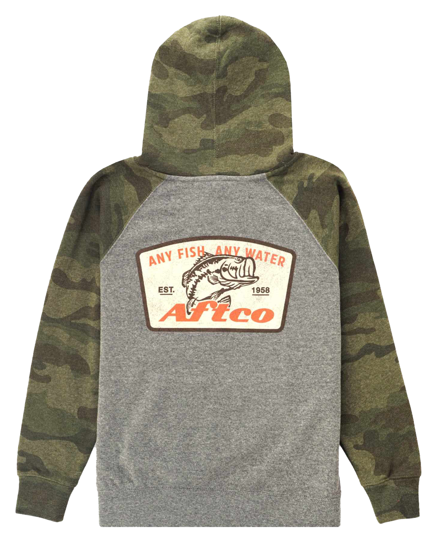 Image of AFTCO Colossal Pullover Hoodie for Kids - Forest Camo