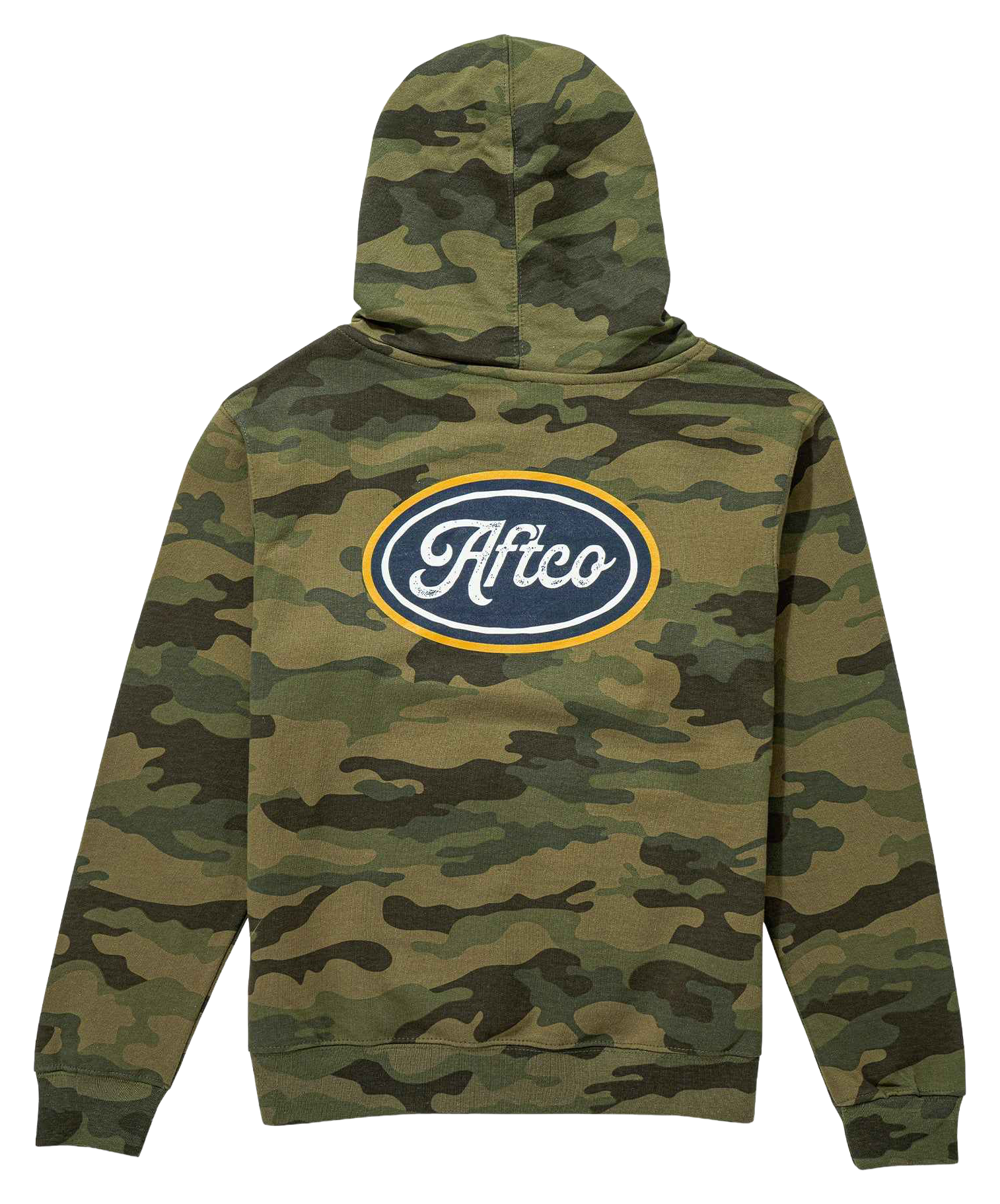 Image of AFTCO Powerboat Pullover Hoodie for Kids - Forest Camo