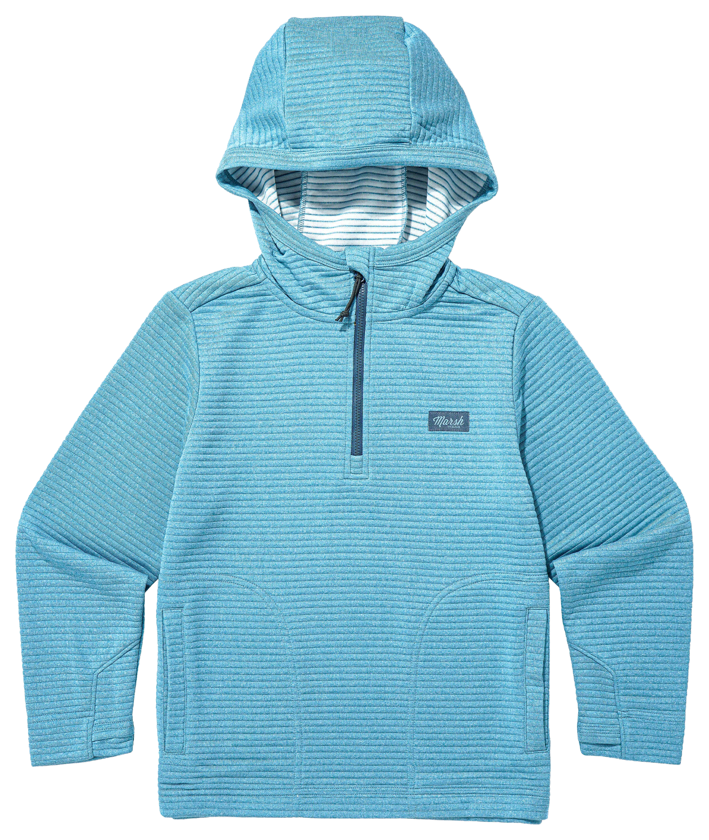 Image of Marsh Wear Sullivan Tech Hoodie for Kids - Niagara Mist